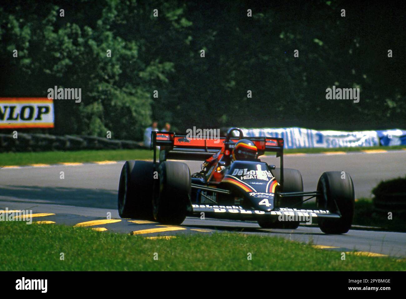 Grand Prix britannique 1984 - Brands Hatch - Stefan Bellof, Tyrrell 012. Banque D'Images
