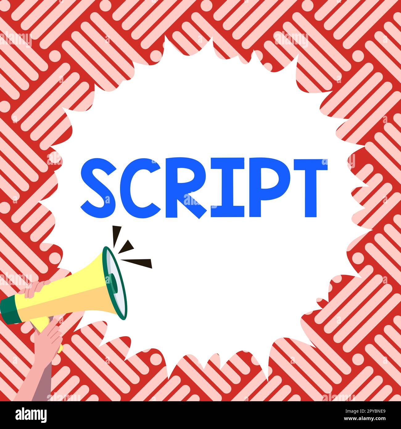 Script de légende conceptuelle. L'écriture manuscrite du concept d'entreprise est différente des caractères de jeu écrits imprimés Banque D'Images