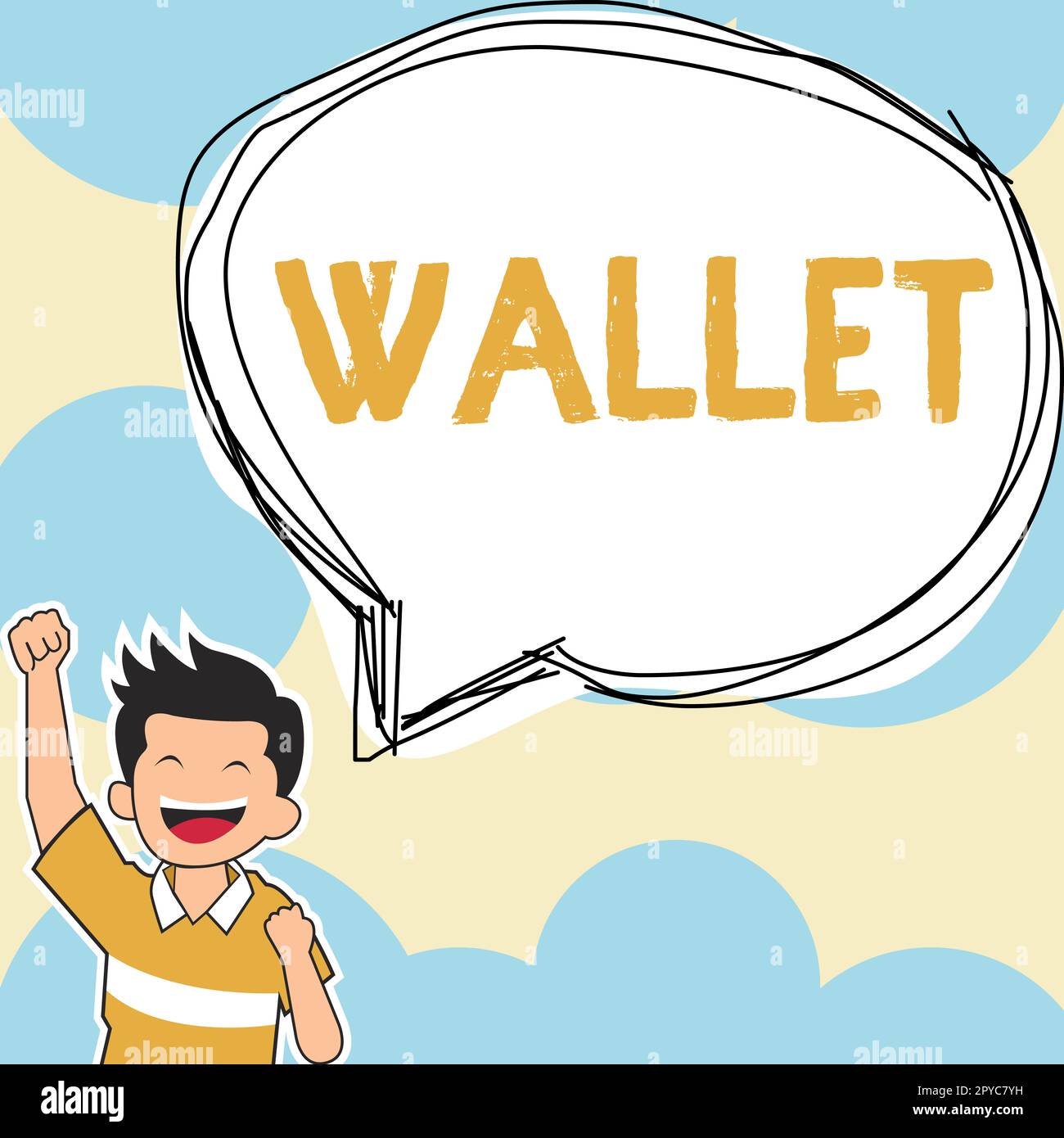 Porte-affiche à écriture manuelle. Vitrine d'affaires étui pliable plat de poche pour contenir de l'argent et des cartes en plastique Banque D'Images