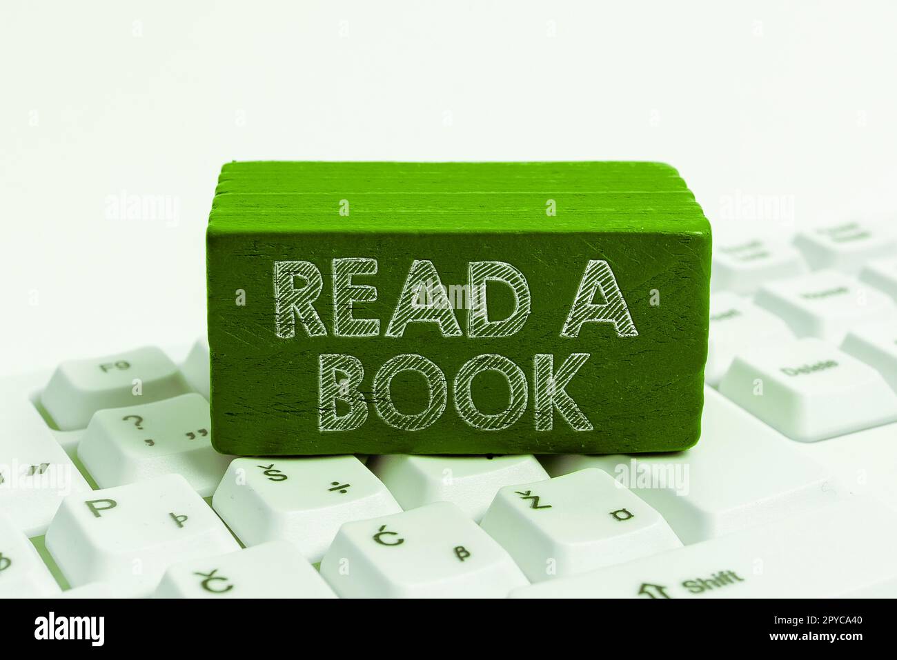 Légende conceptuelle Lire Un livre. Mot pour apprécier la littérature traditionnelle activité apprendre de nouvelles choses Banque D'Images