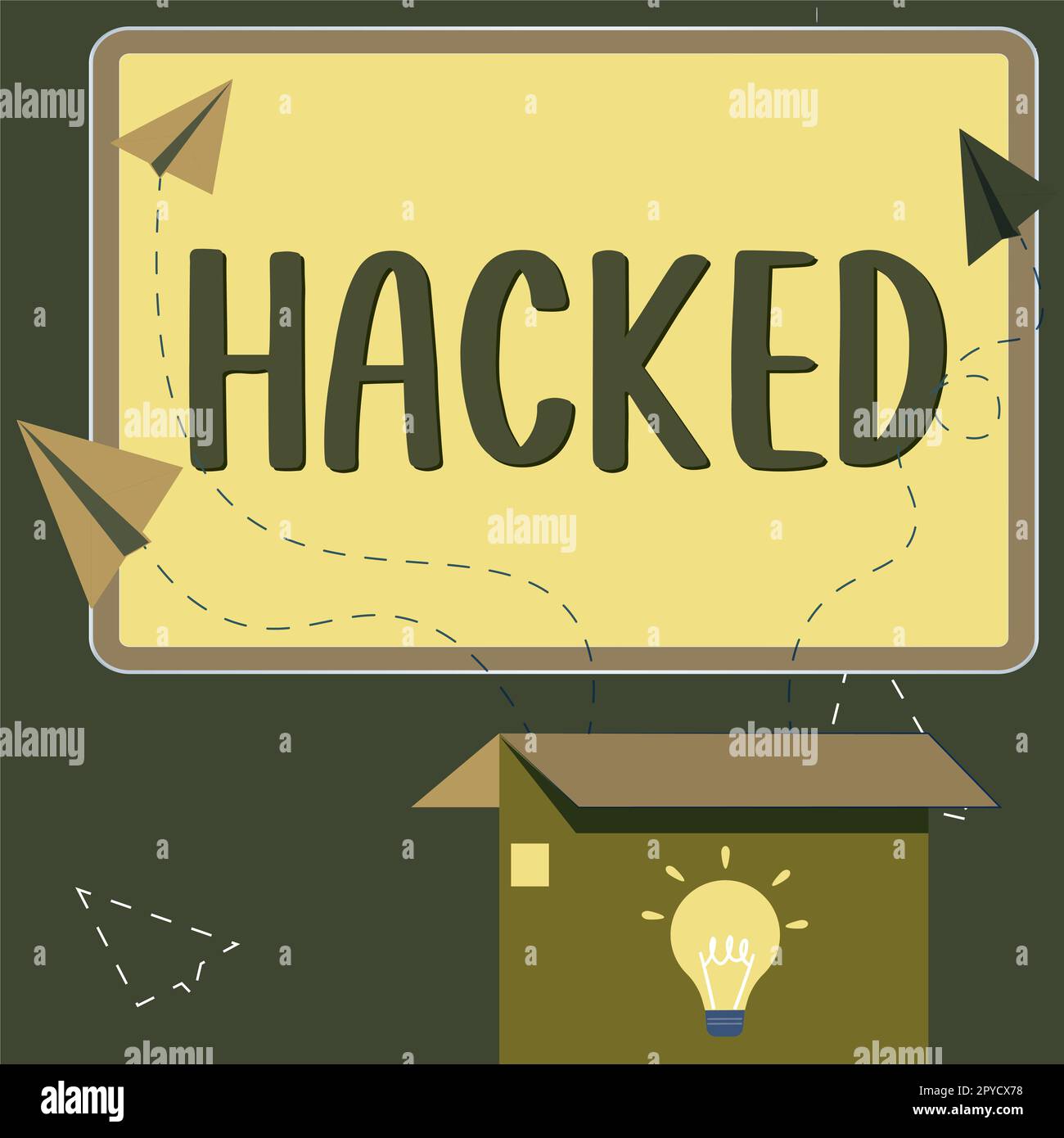 Affichage conceptuel piraté. Photo conceptuelle accédez sans autorisation aux données du système ou de l'ordinateur cybercriminalité Banque D'Images