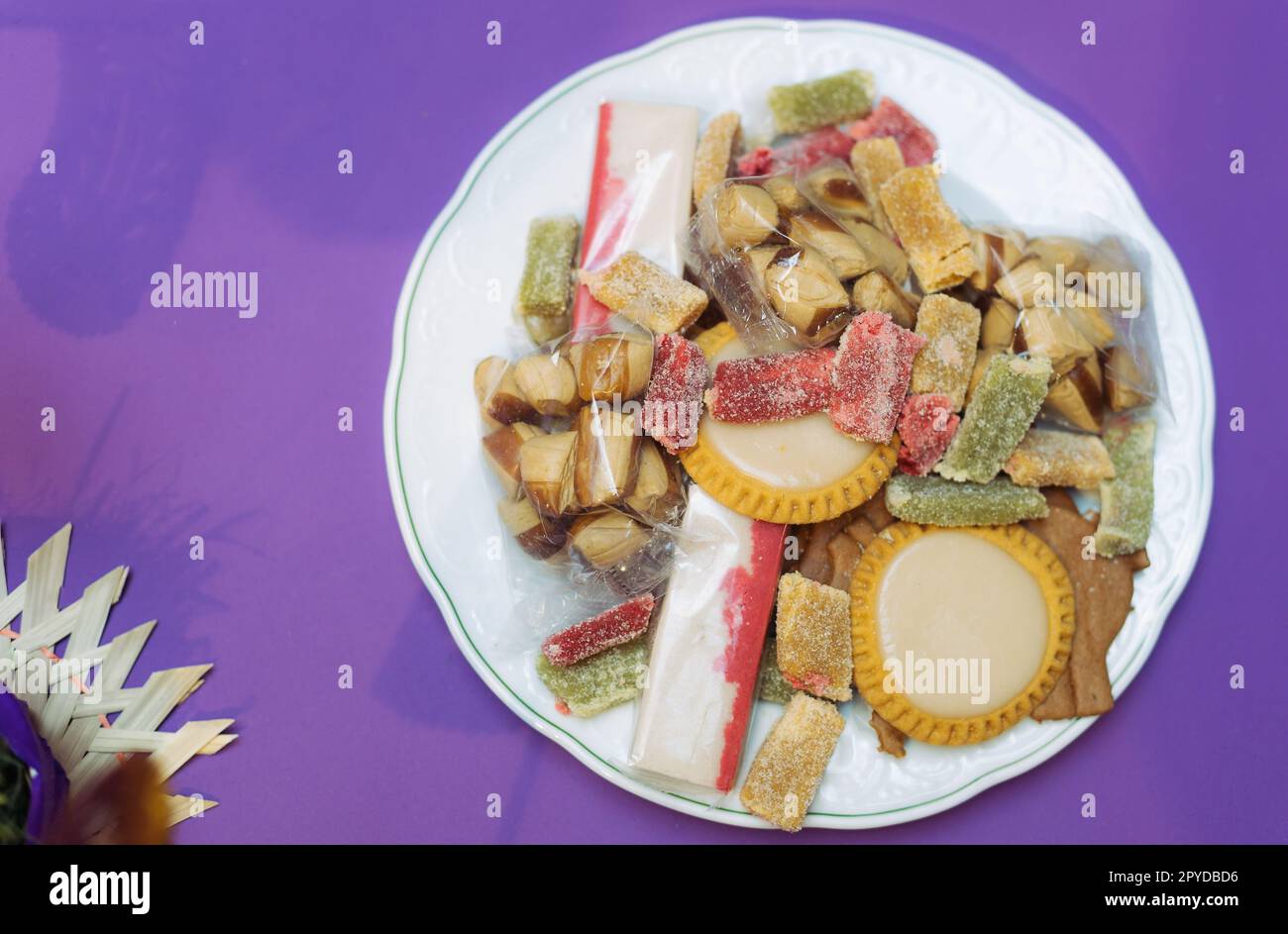 Sucreries typiques mexicaines, couleur et tradition mexicaine, lieu de sucreries typiques de Puebla Banque D'Images