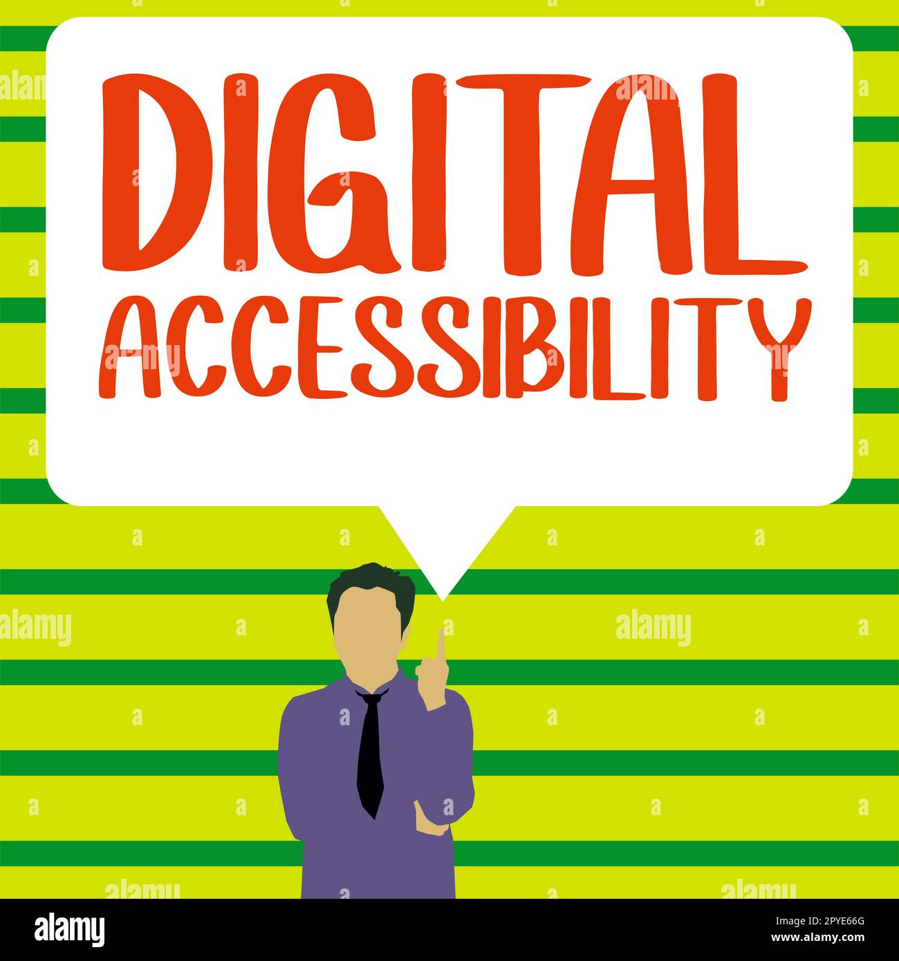 Légende conceptuelle Accessibilité numérique. Concept Internet technologie électronique qui génère des magasins et traite des données Banque D'Images