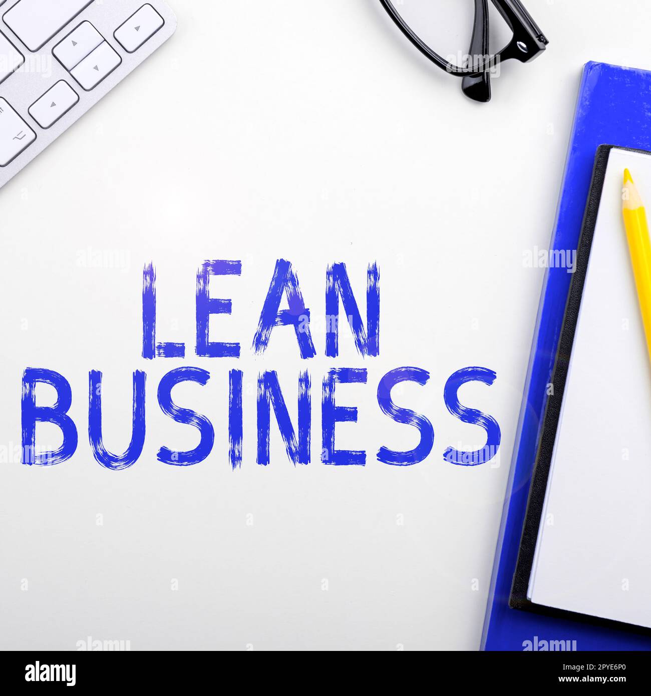 Affiche présentant une activité Lean. Internet concept amélioration de la minimisation des déchets sans sacrifier la productivité Banque D'Images