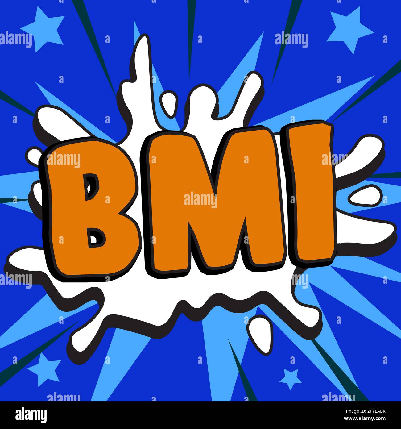 Signe d'écriture à la main BMI. Approche commerciale méthode d'estimation des niveaux de graisse corporelle en fonction du poids et de la taille Banque D'Images