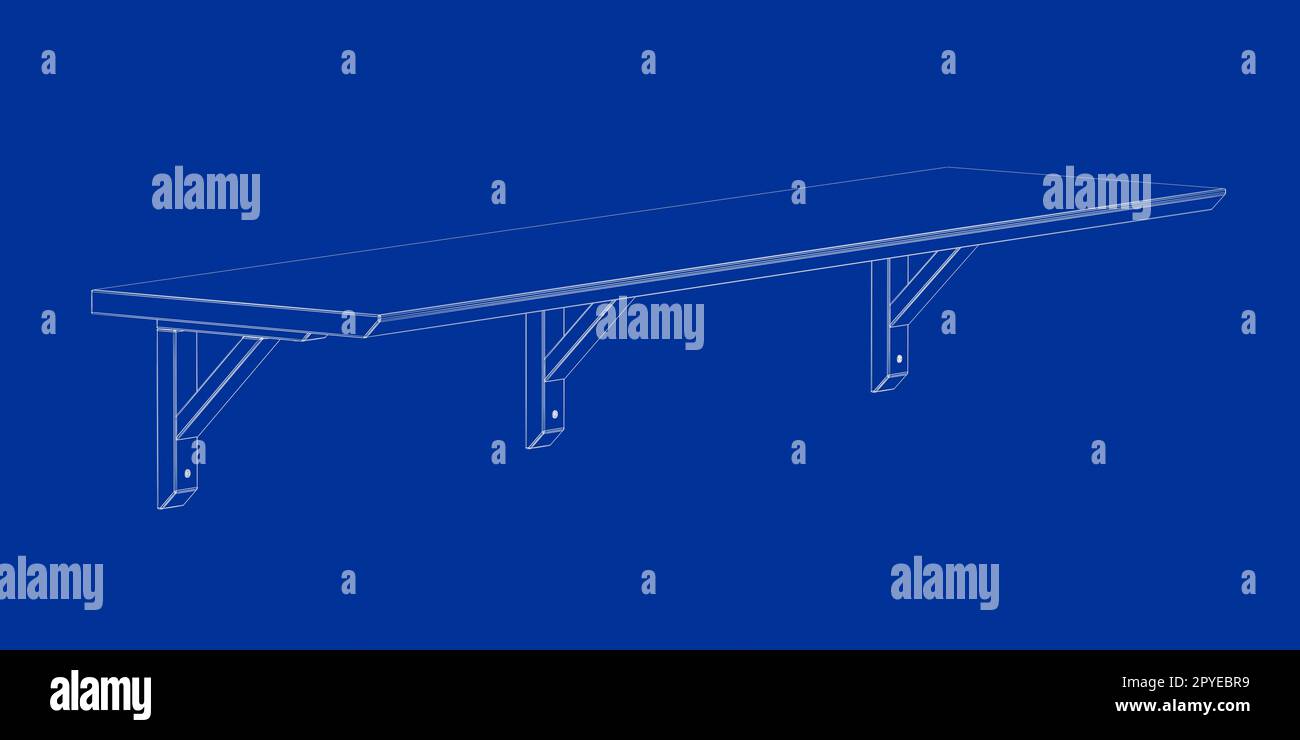 3D modèle à cadre métallique de tablette vide Banque D'Images