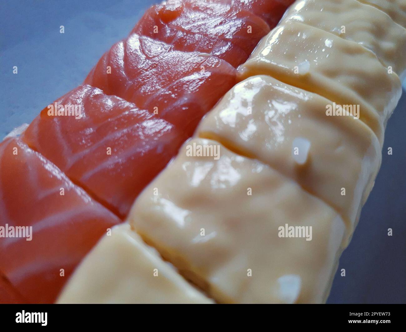 Sushi roll close up Banque D'Images