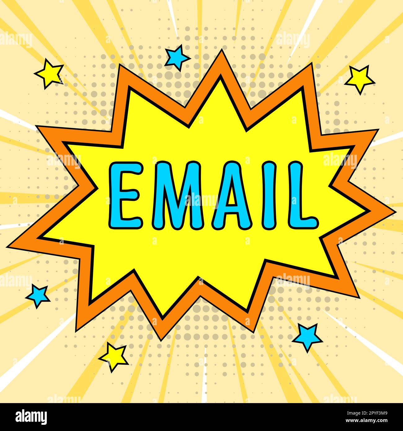 Inspiration montrant le signe E-mail. Mot pour envoyer un message commercial à un groupe de personnes utilisant le courrier Banque D'Images
