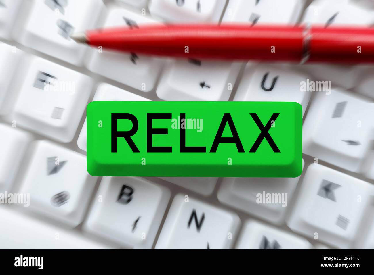 Inspiration montrant signe relax. L'idée d'affaires de faire ou de devenir moins anxieux apaisant pas de restrictions Banque D'Images