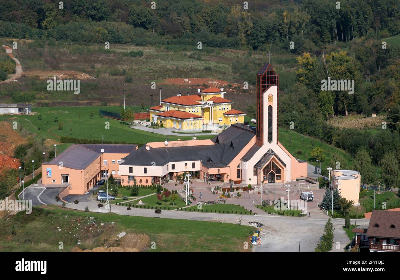 Saint Antoine de l'église paroissiale de Padoue à Sesvetska Sela, Croatie Banque D'Images