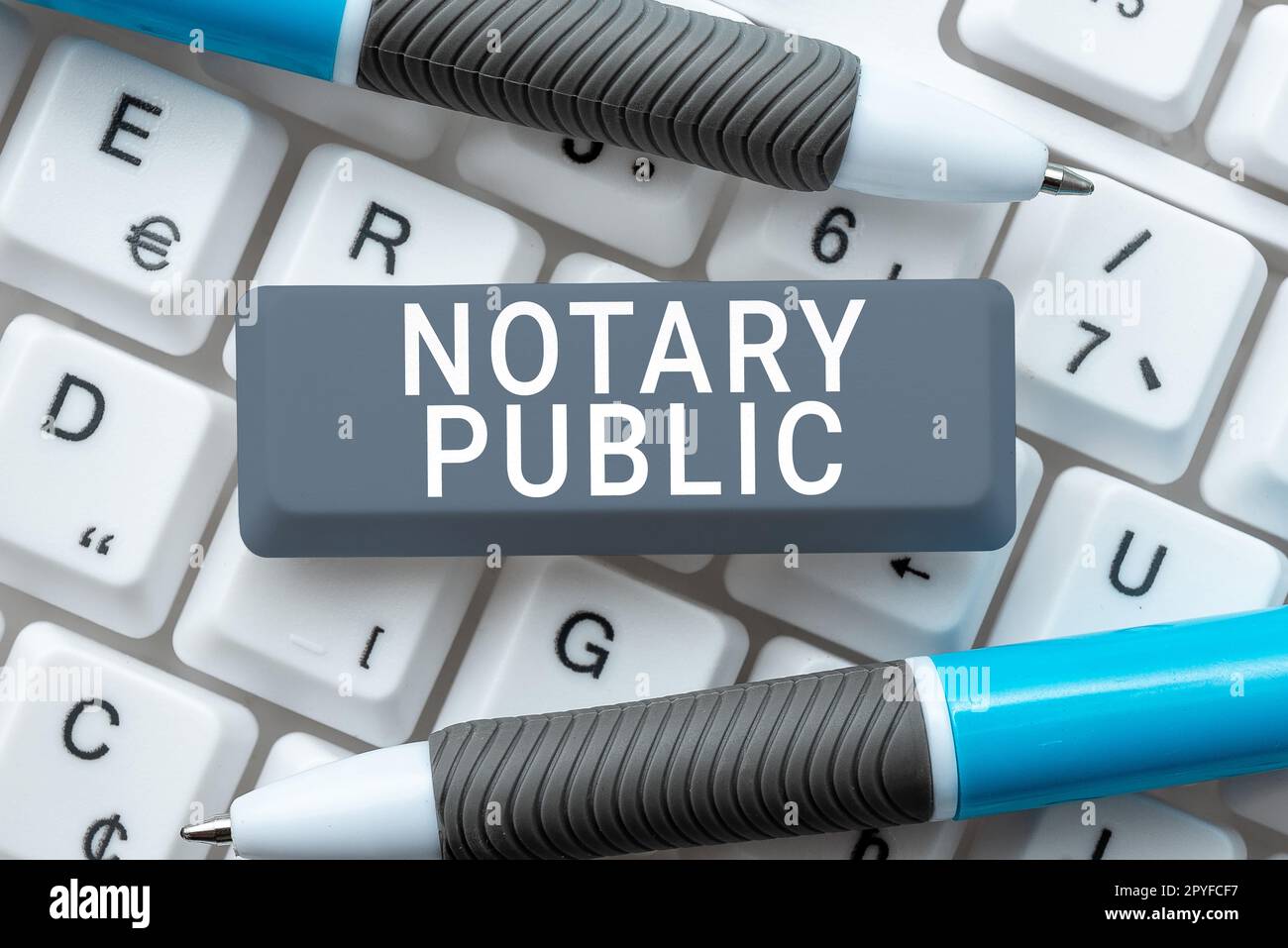 Affichage conceptuel notaire public. Internet concept légalité Documentation autorisation Contrat de certification Banque D'Images