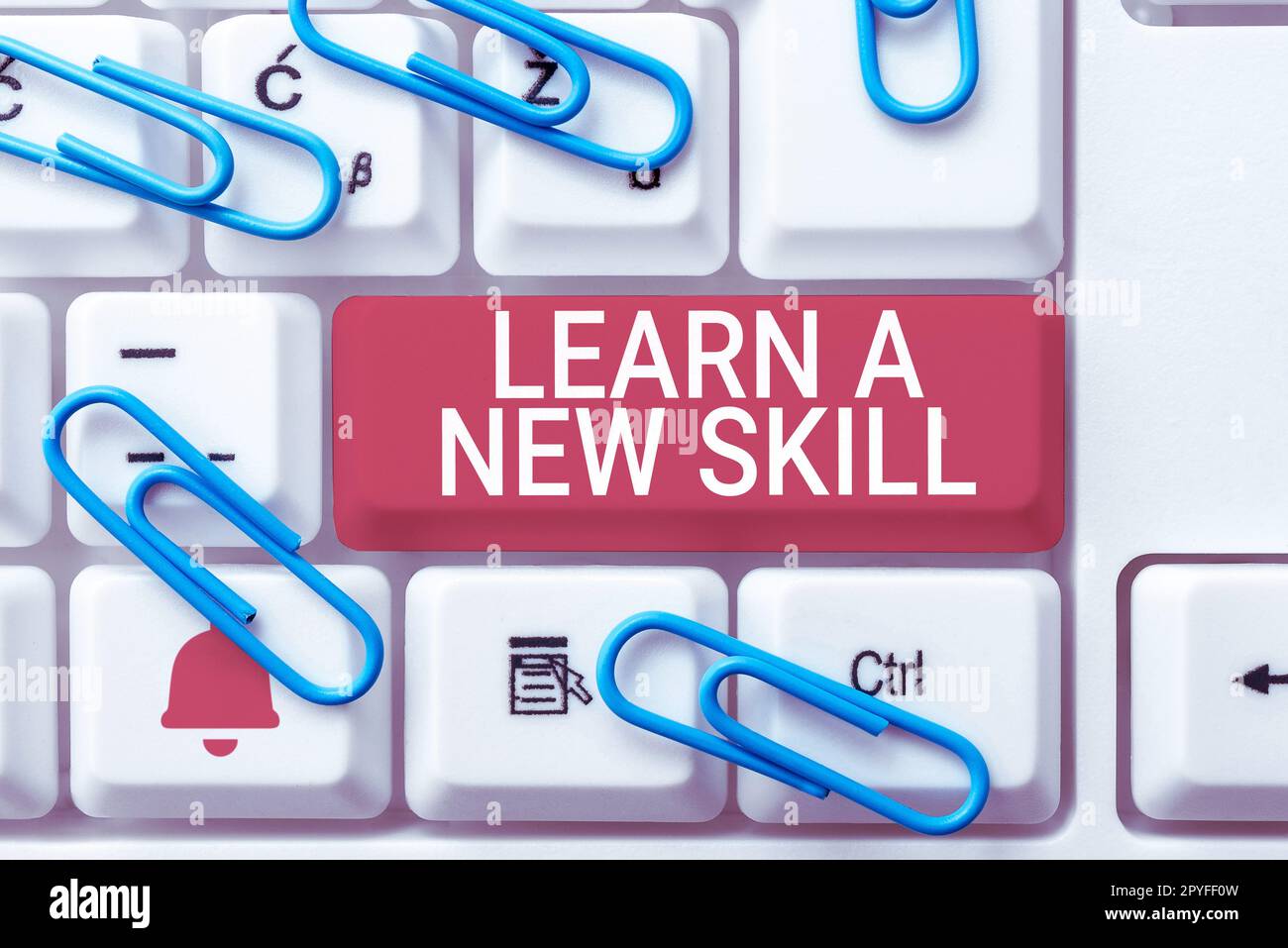 Écriture de texte apprendre Une nouvelle compétence. Connaissance de l'acquisition d'une approche commerciale grâce à une expérience d'étude enseignée Banque D'Images