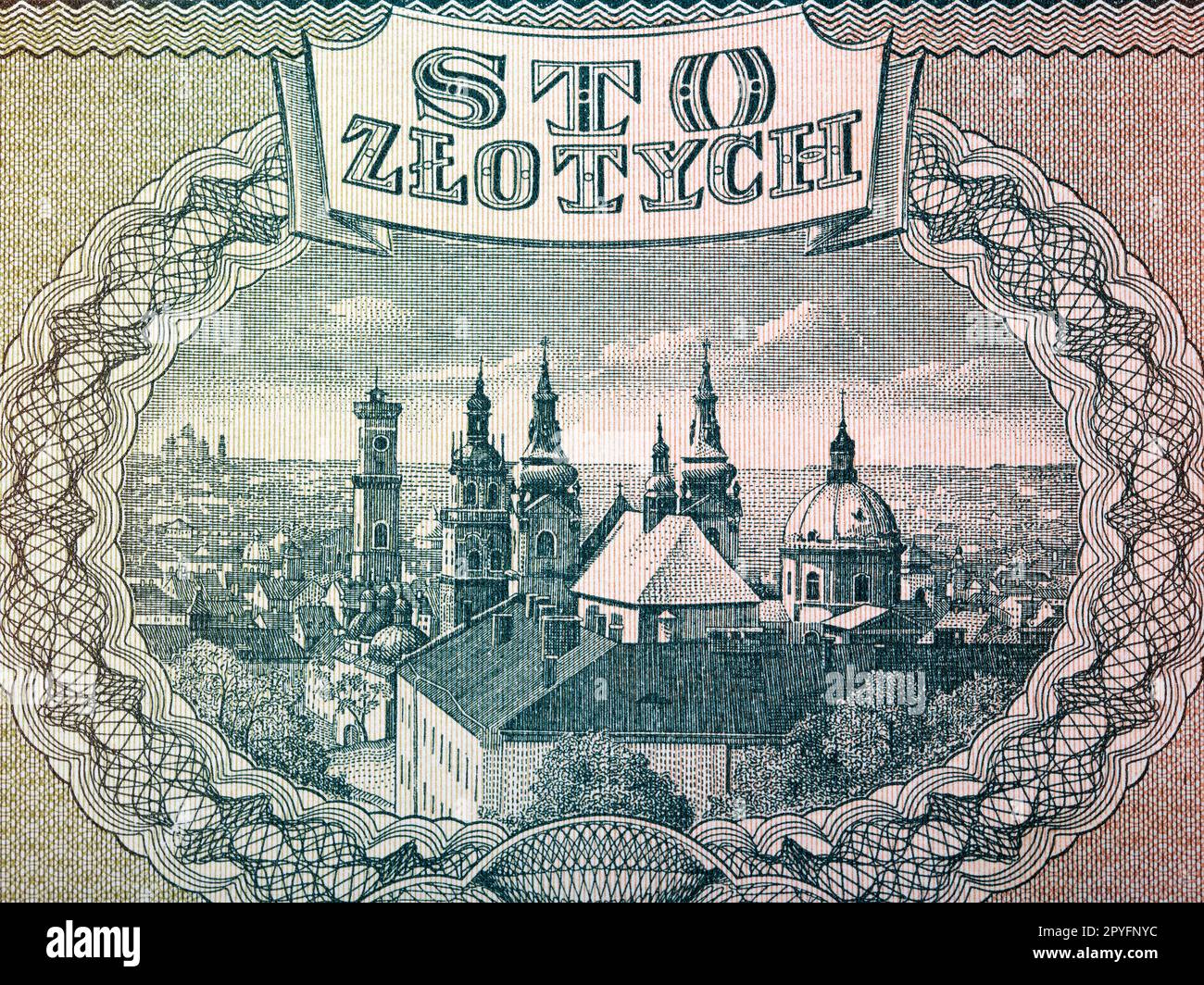 Vue panoramique Lviv d'une vue d'oiseau de l'argent Banque D'Images