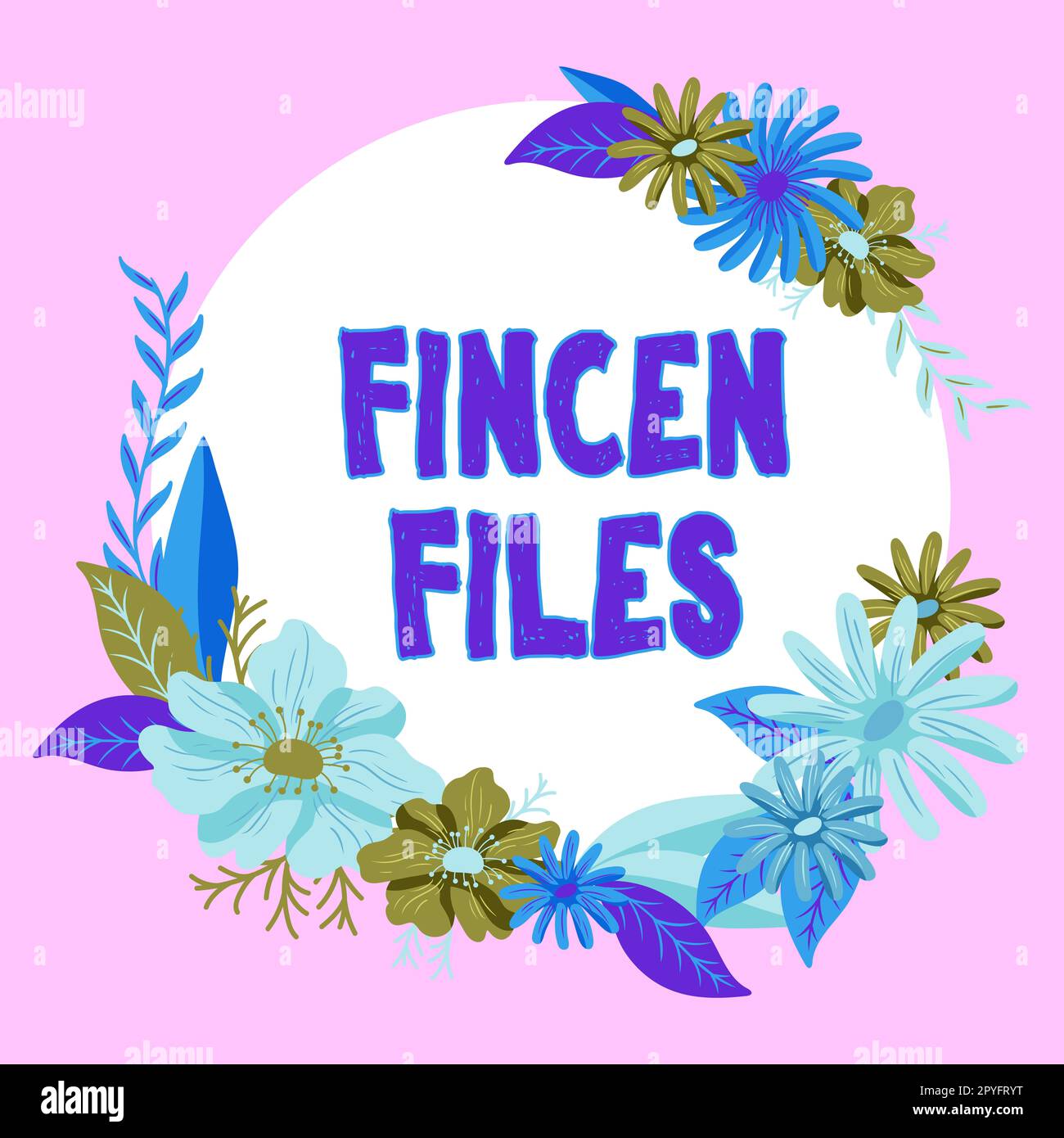 Affiche les fichiers FinCEN. Concept d'entreprise transactions d'actifs et de passifs financiers Banque D'Images