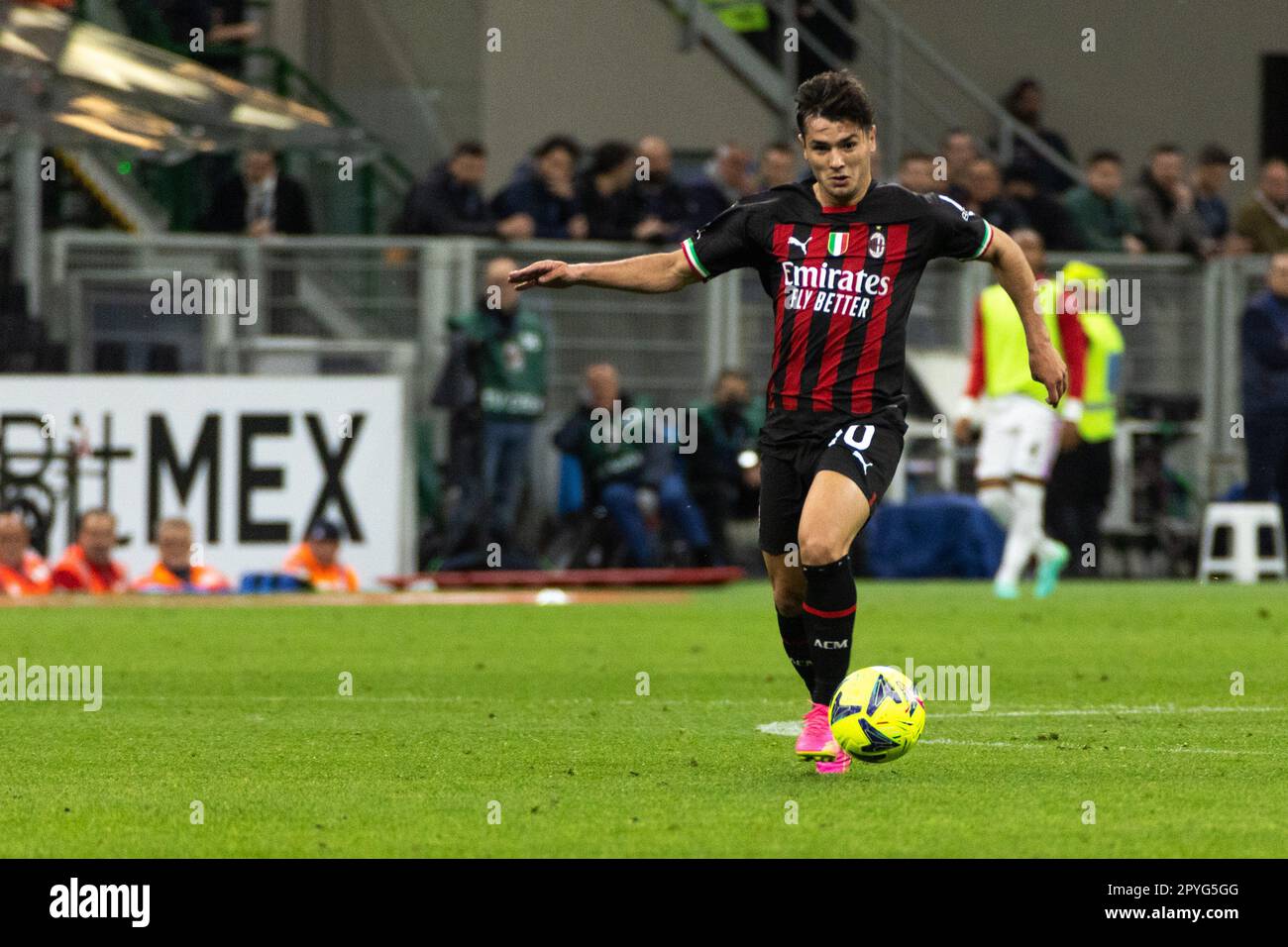 Monza, Italie, sur 03 mai 2023 série Un match de football entre l'AC Milan et les Etats-Unis Cremonese au stade U-Power de Monza, Italie, sur 03 mai 2023 Banque D'Images