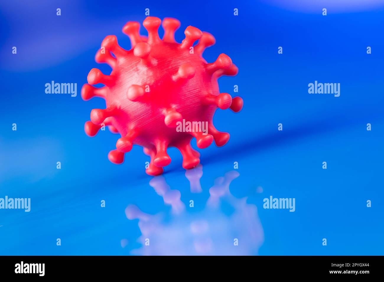 Virus close up, concept coronavirus Banque D'Images