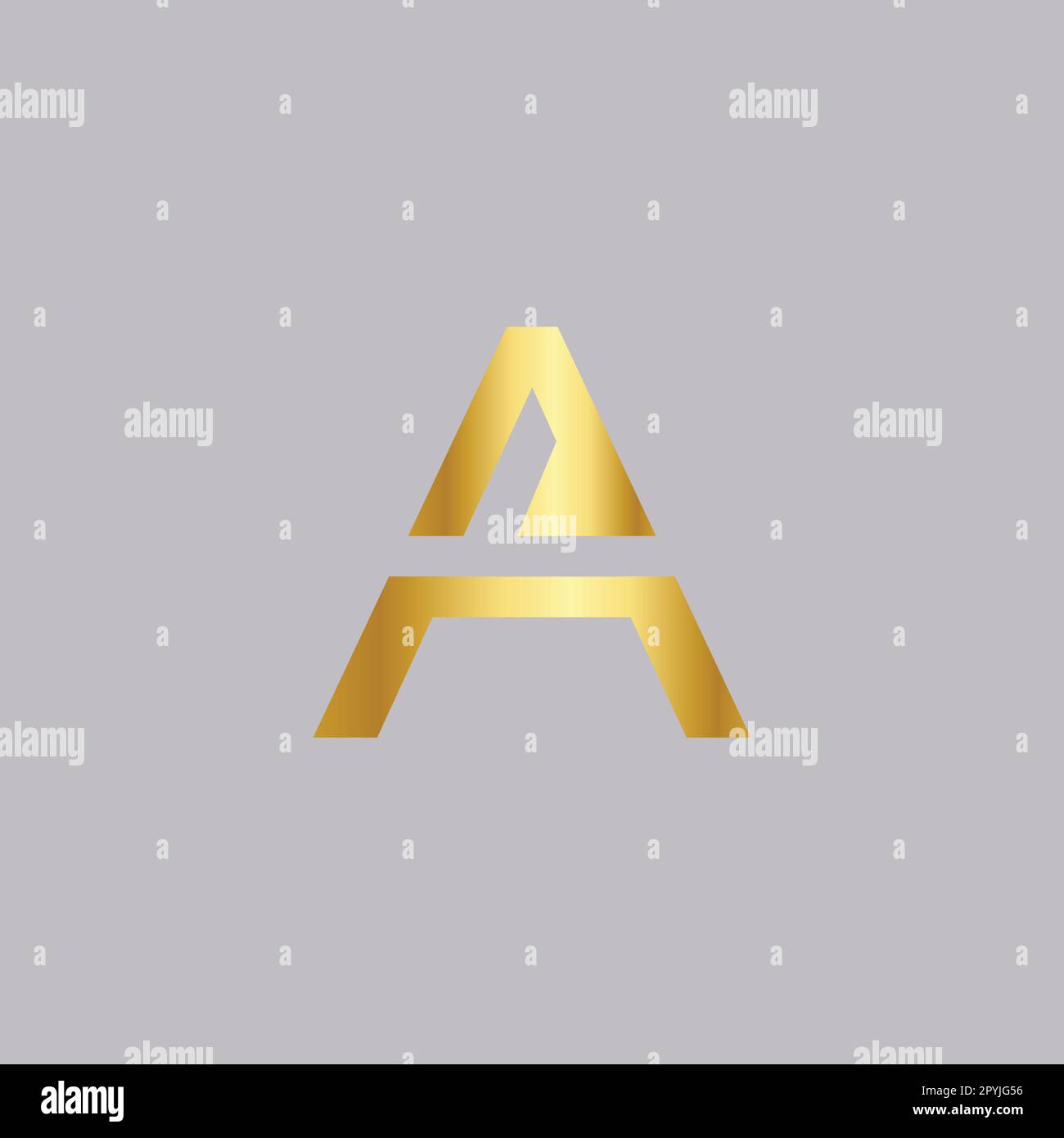 Lettre initiale Un modèle de conception de logo. Lettre Un logo icône éléments de conception. Illustration de Vecteur