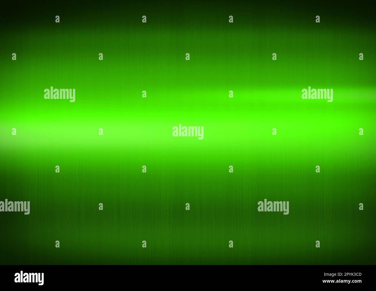 Métal brossé brillant vert. Texture horizontale de l'arrière-plan Banque D'Images