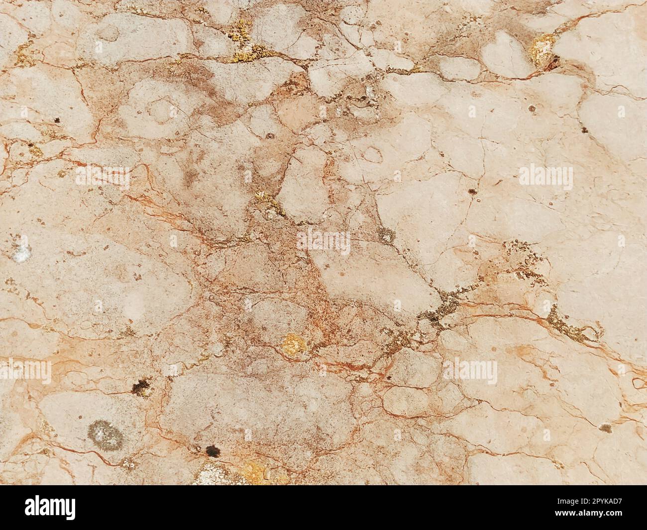 Fond de marbre, roche blanche. Marbre avec fissures. Couleurs naturelles gris clair, beige et marron. Contexte Banque D'Images