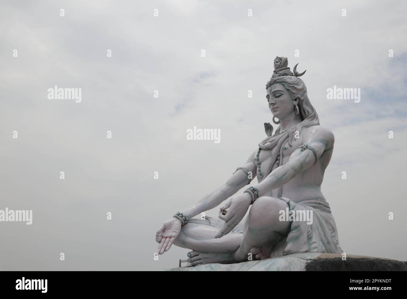 Statue du seigneur Shiva de tous les angles. Banque D'Images