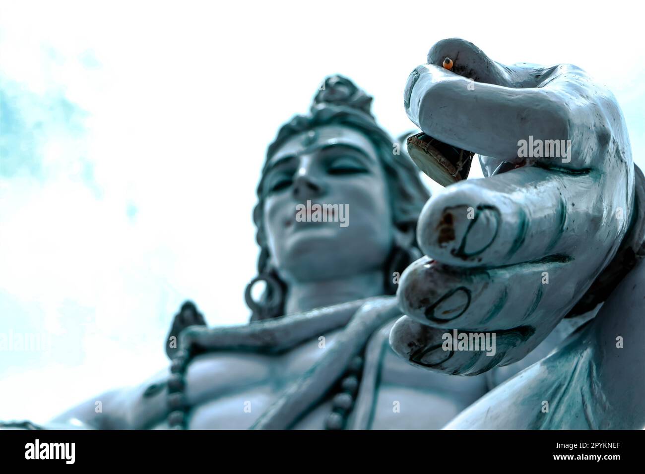 Statue du seigneur Shiva de tous les angles. Banque D'Images