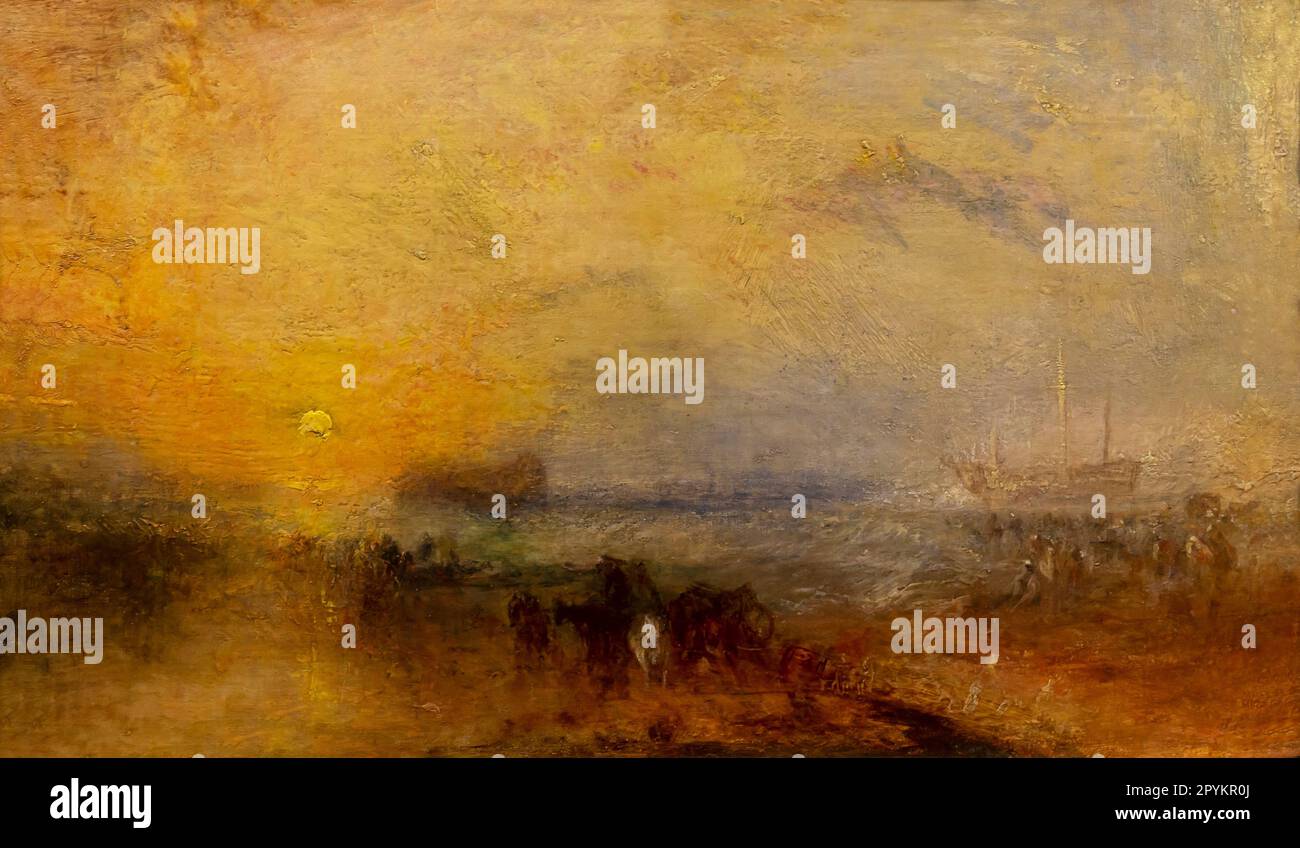 Matin après la tempête, JMW Turner, vers 1840-1845, Banque D'Images