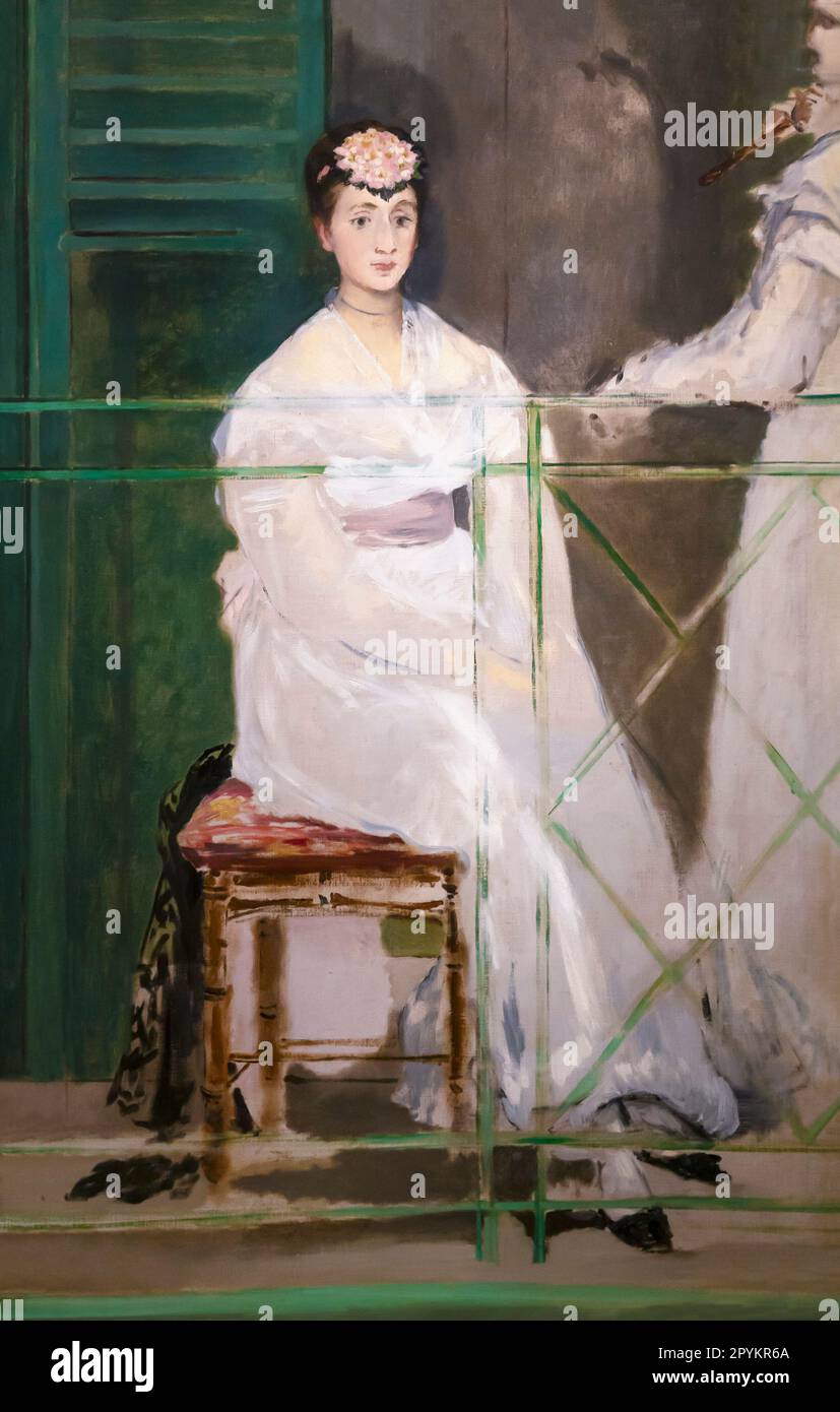 Portrait de Mademoiselle Noël, Edouard Manet, 1868, Banque D'Images
