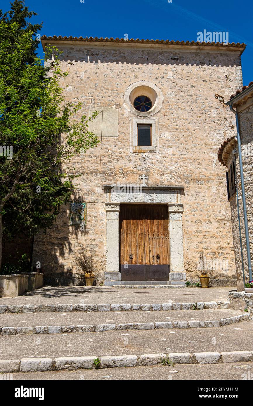 Parròquia de Sant Jordi, Orient, sierra de Tramuntana, Majorque, Iles Baléares, Espagne Banque D'Images