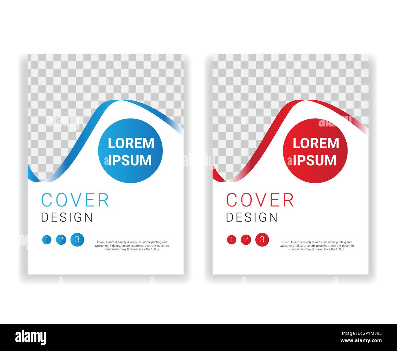 Modèle de conception de couverture de livre, taille A4 Image Vectorielle  Stock - Alamy
