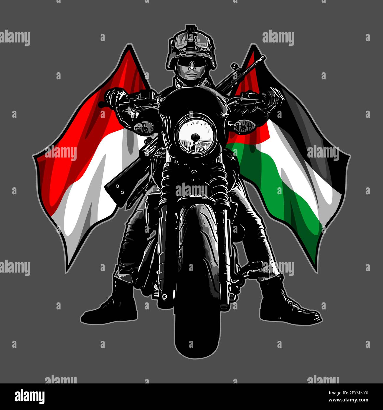 moto, moto, vecteur, drapeau, moteur, design, graphique, emblème, illustration, symbole, icône, vitesse, voiture, vintage, pilote, sport, signe, course, crâne, bla Illustration de Vecteur