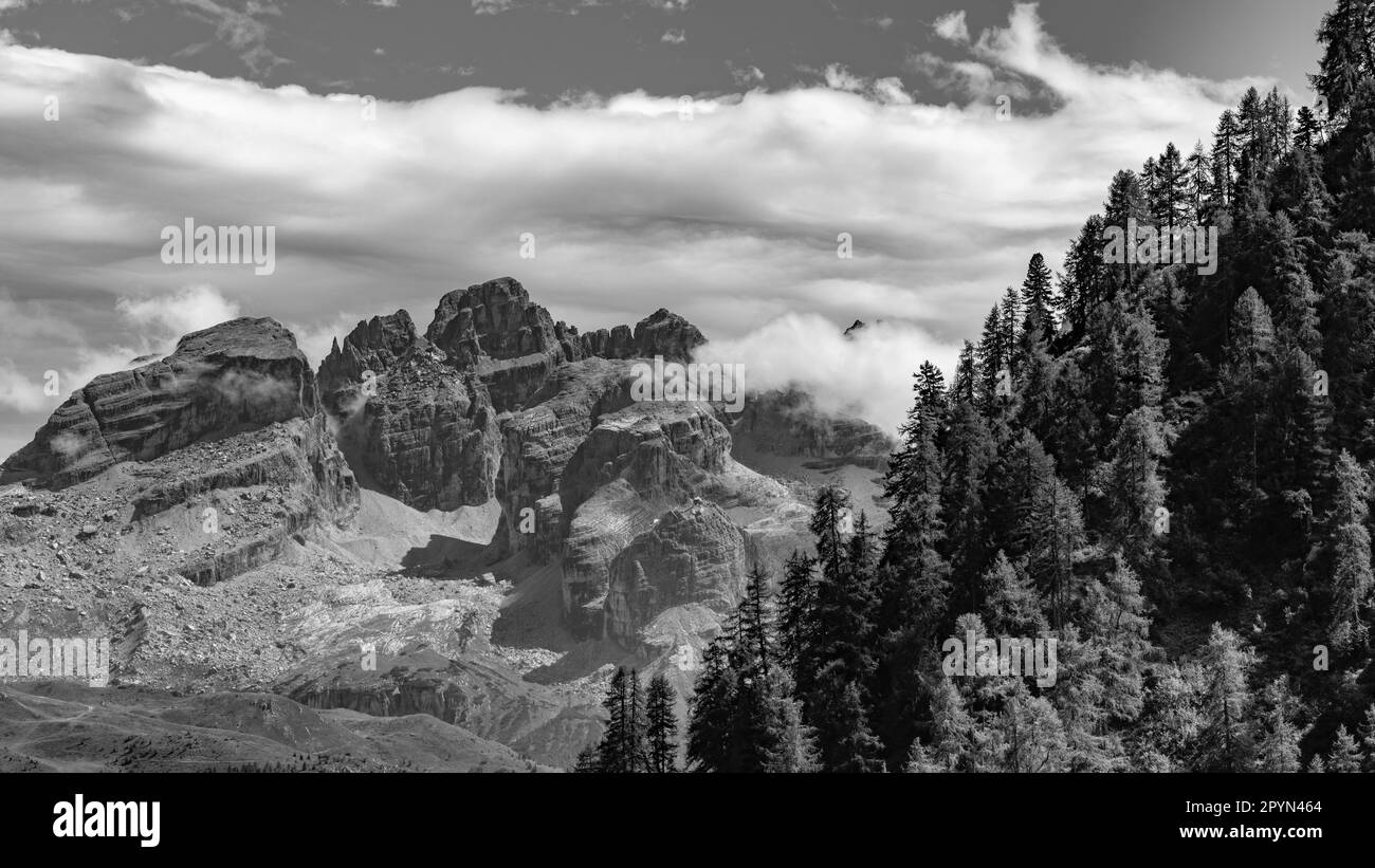 La chaîne de montagnes Brenta en Italie du nord Banque D'Images