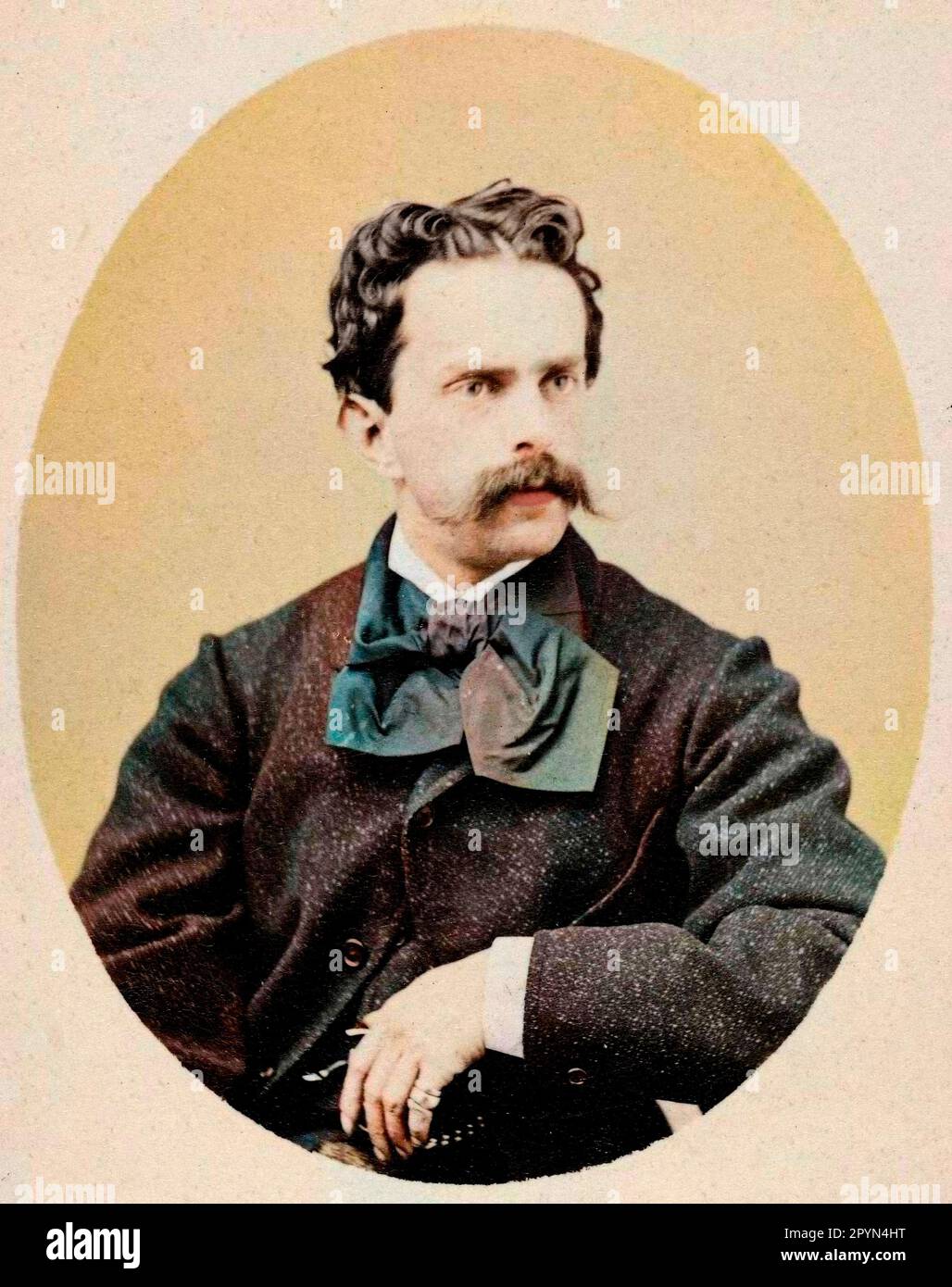 Portrait de Humbert Ier (Umberto I, 1844-1900), roi d'Italie - Umberto I d'Italie Banque D'Images