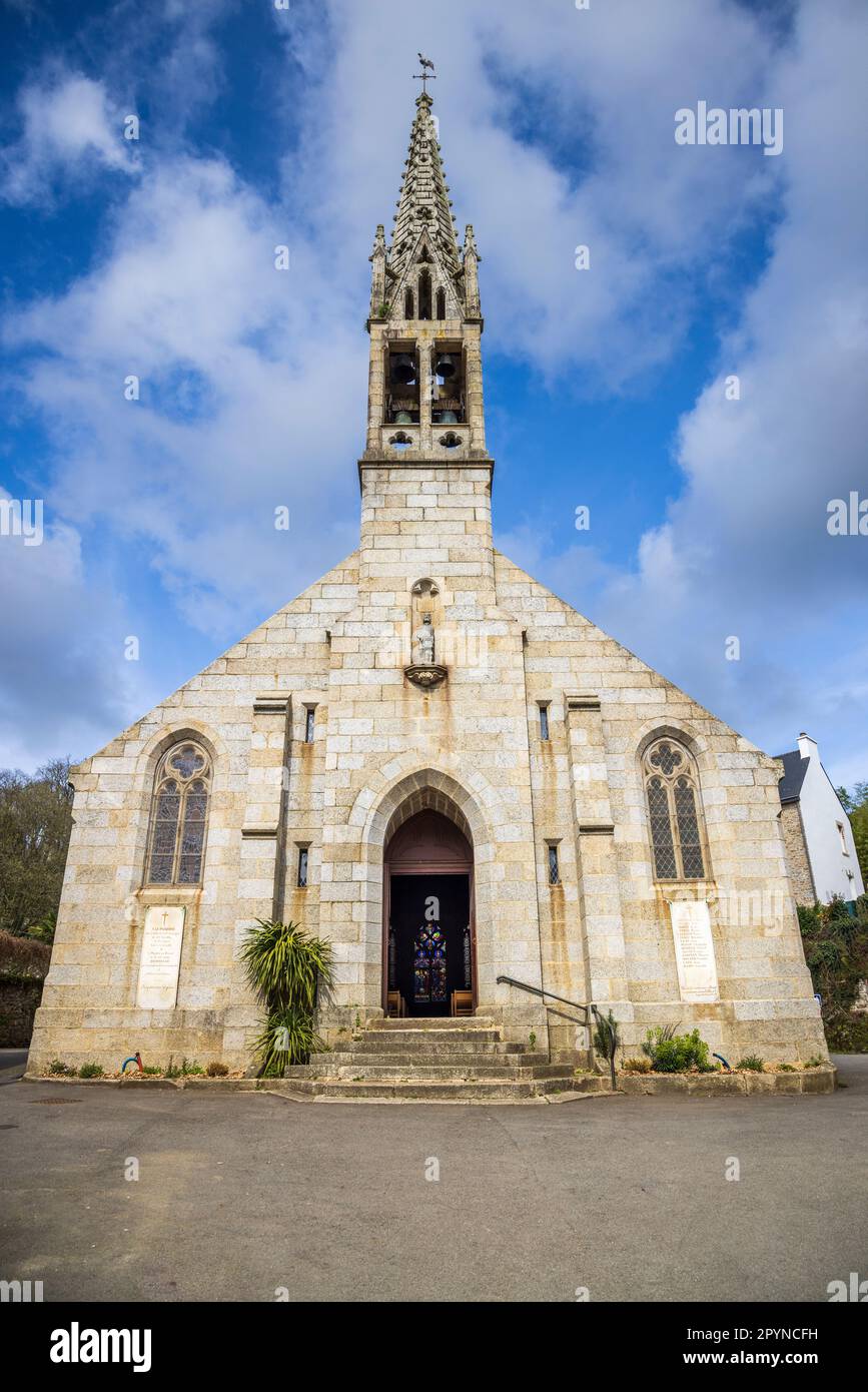 L'église Saint-Joseph à Pont Aven, Bretagne, France Banque D'Images L'église Saint-Joseph à Pont Aven, Bretagne, France Banque D'Images