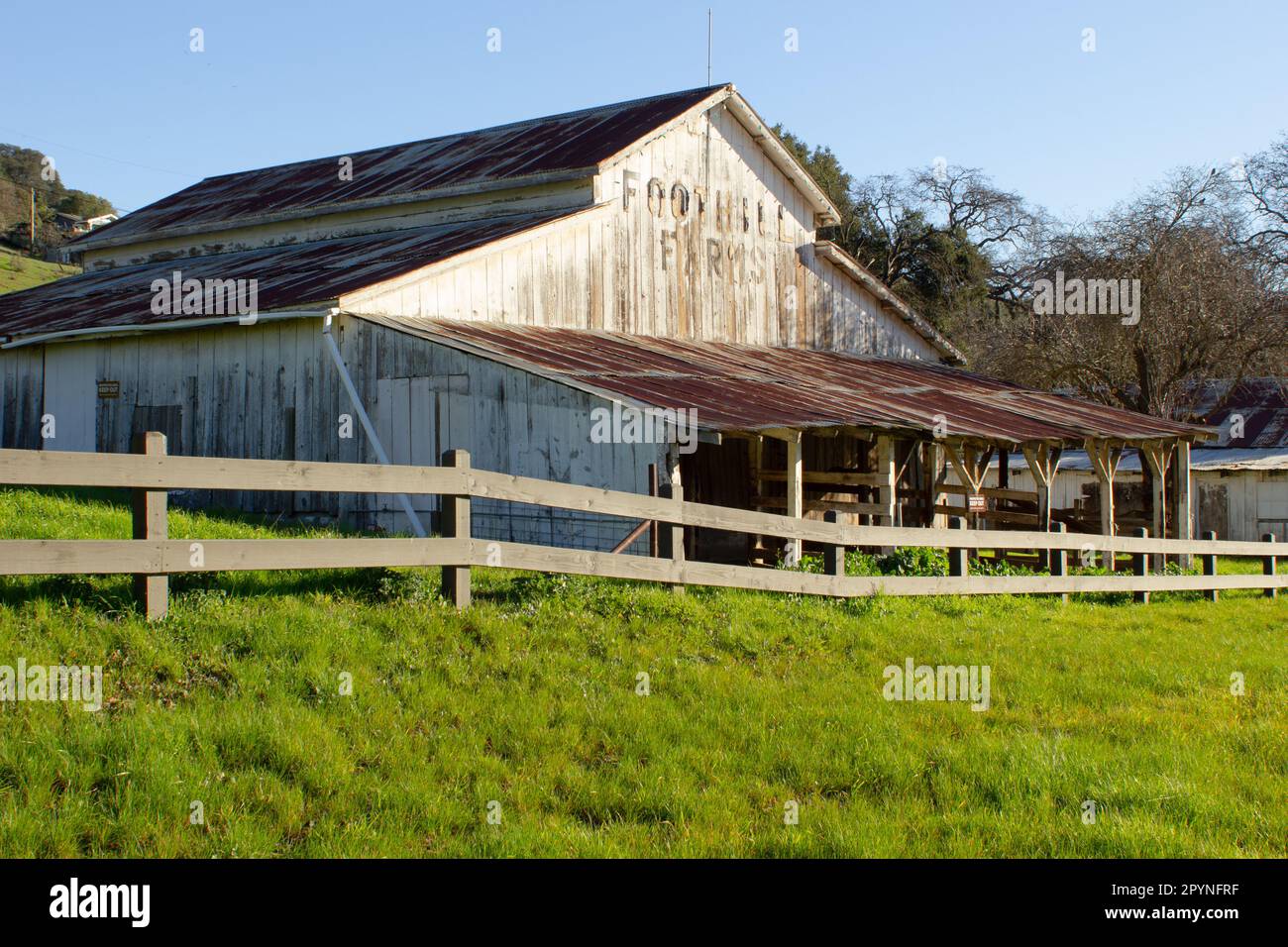 Zone de préparation de Tyler Ranch Banque D'Images