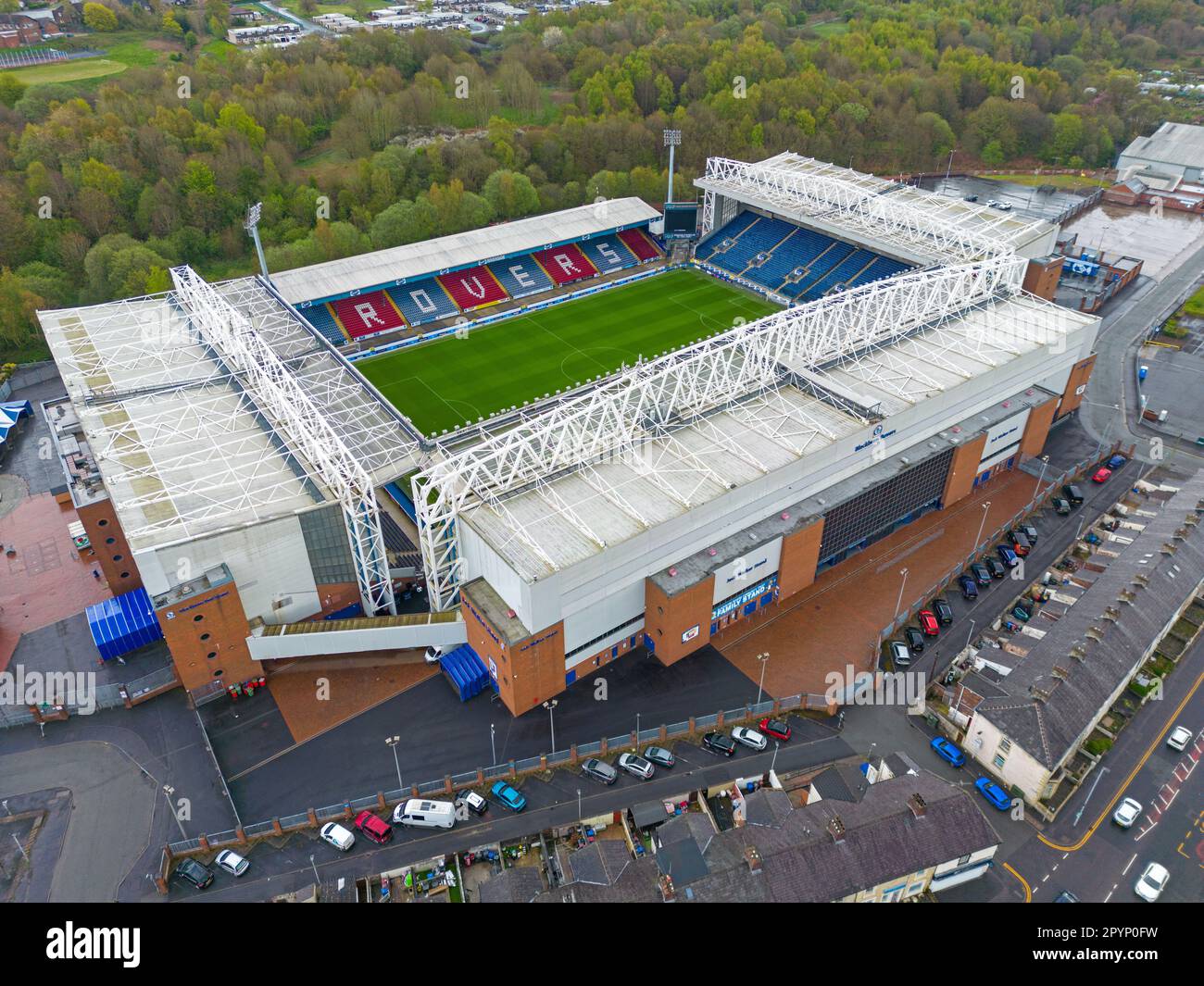 Blackburn Rovers, stade d'Ewood Park. 29th avril 2023. Banque D'Images