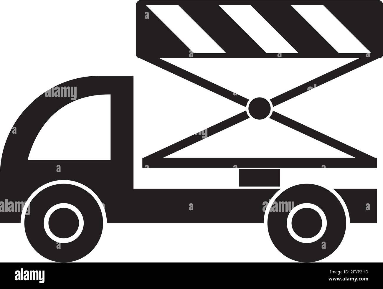 Illustration vectorielle de l'icône de la machine de levage Illustration de Vecteur