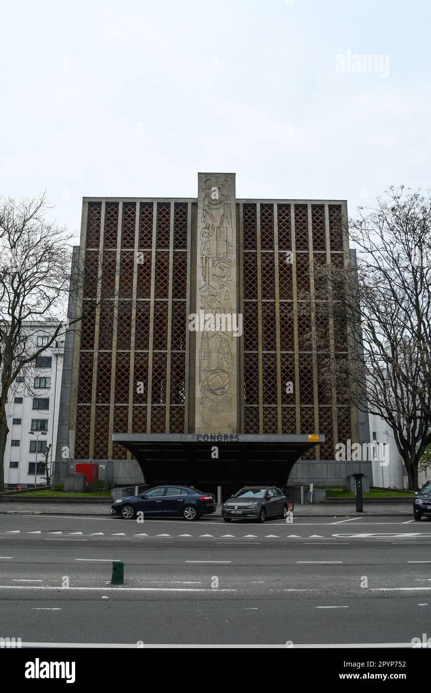 Bruxelles-Congrès Banque D'Images