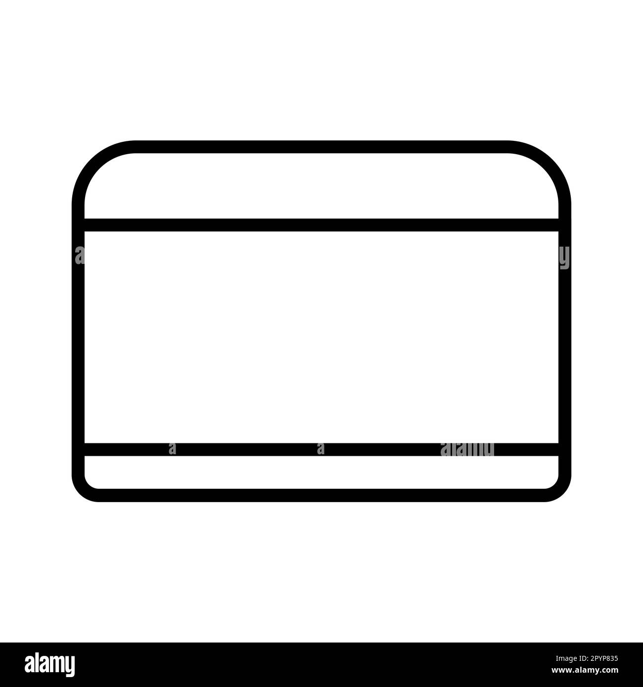 Noir et blanc Icon est un simple linéaire glamour cosmétiques pot rond avec crème pour les pieds du visage et du corps, pour hydrater et voiture de peau Illustration de Vecteur