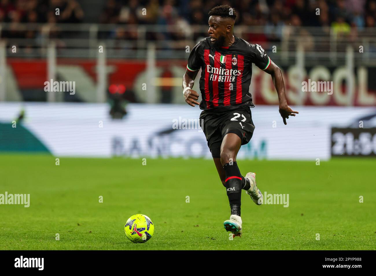 Milan, Italie. 03rd mai 2023. Divock Origi de l'AC Milan en action pendant la série Un match de football 2022/23 entre l'AC Milan et l'US Cremonese au stade San Siro. Milan 1 | 1 Crémonese. (Photo de Fabrizio Carabelli/SOPA Images/Sipa USA) crédit: SIPA USA/Alay Live News Banque D'Images