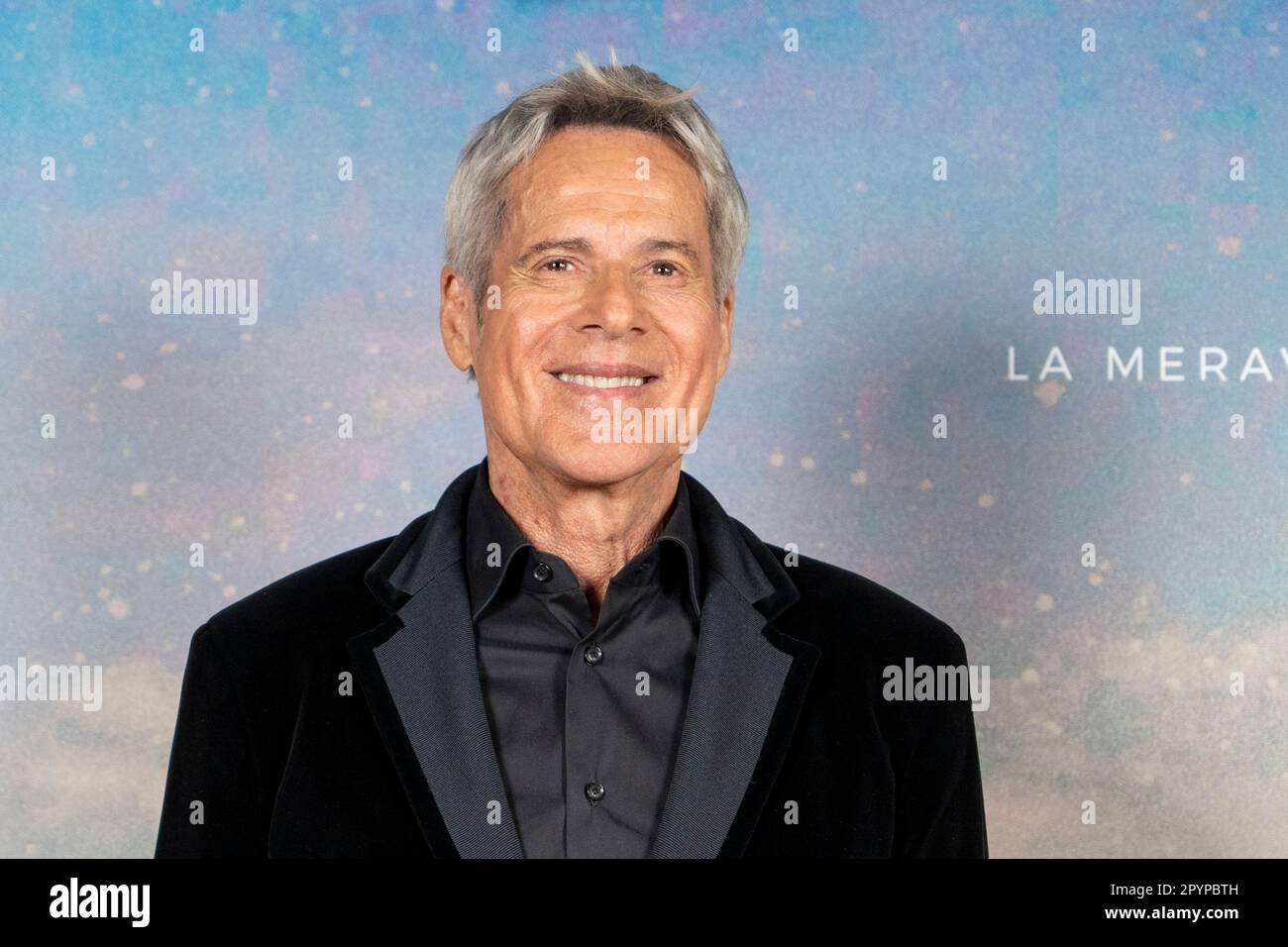 Rome, Italie. 04th mai 2023. Le chanteur italien Claudio Baglioni assiste au photocall pour 'Tutti su! Buon Compléno Claudio ». Crédit : SOPA Images Limited/Alamy Live News Banque D'Images