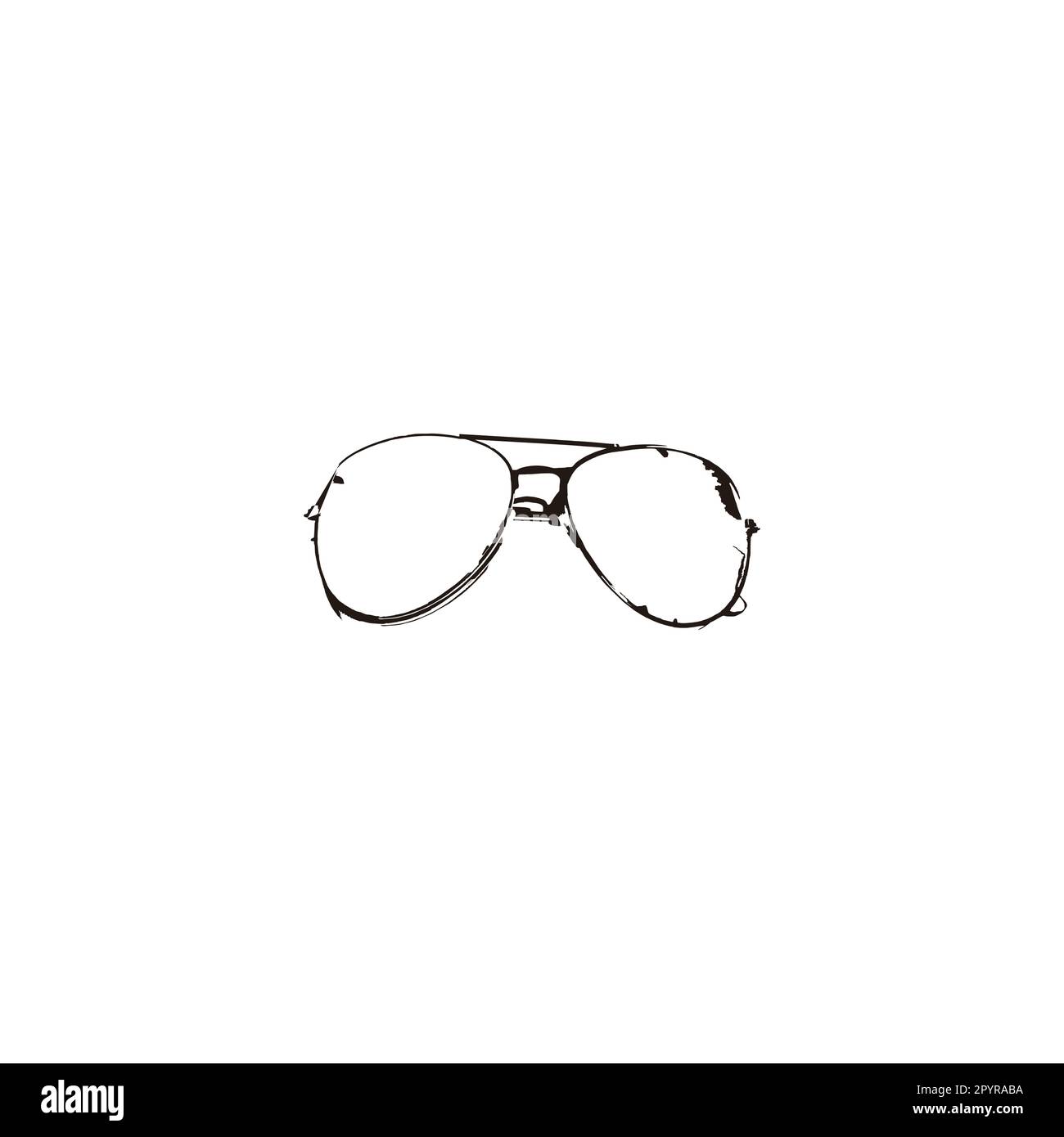 Lunettes, illustration géométrique symbole simple logo vecteur Illustration de Vecteur