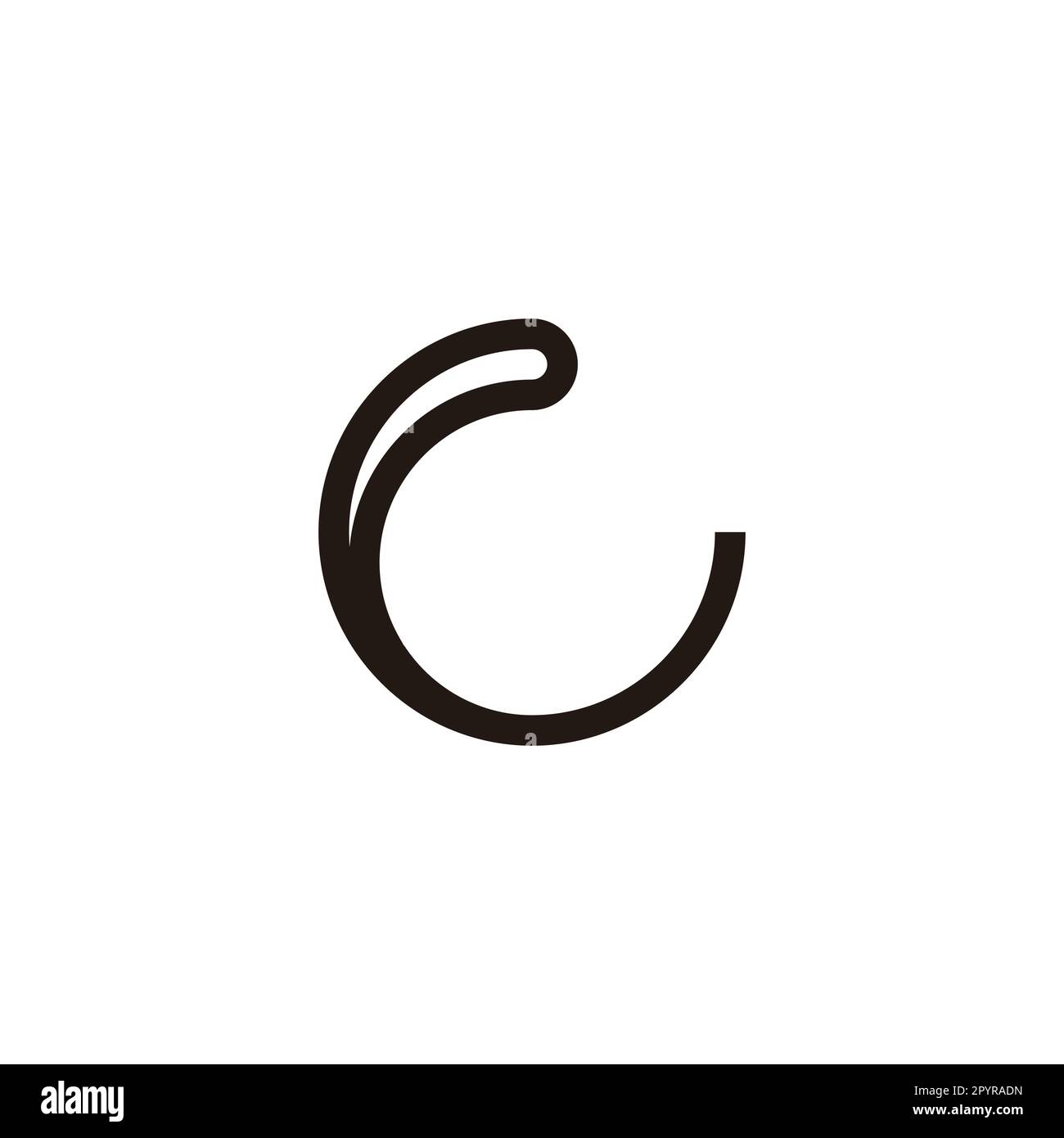 Lettre G splash, contour géométrique symbole simple logo vecteur Illustration de Vecteur