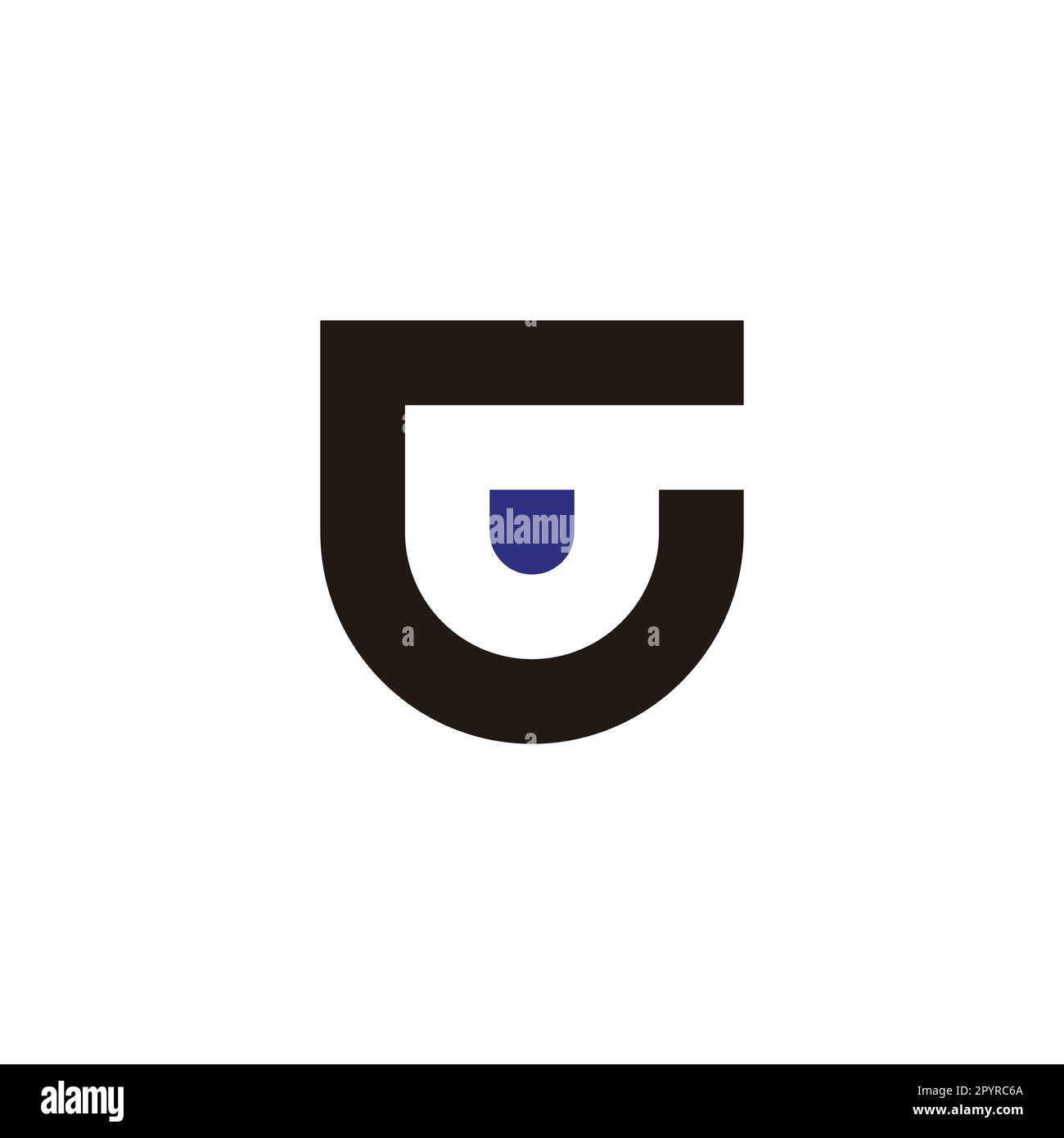 Lettre G Shield géométrique symbole simple logo vecteur Illustration de Vecteur