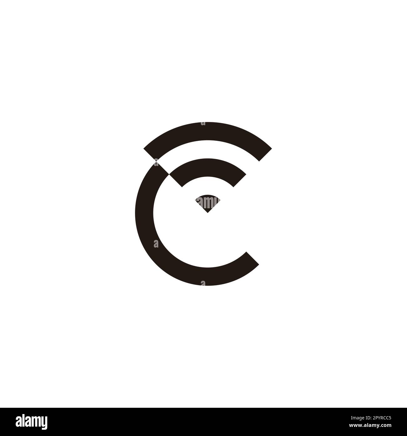 Symbole c lettre Banque d'images vectorielles - Alamy