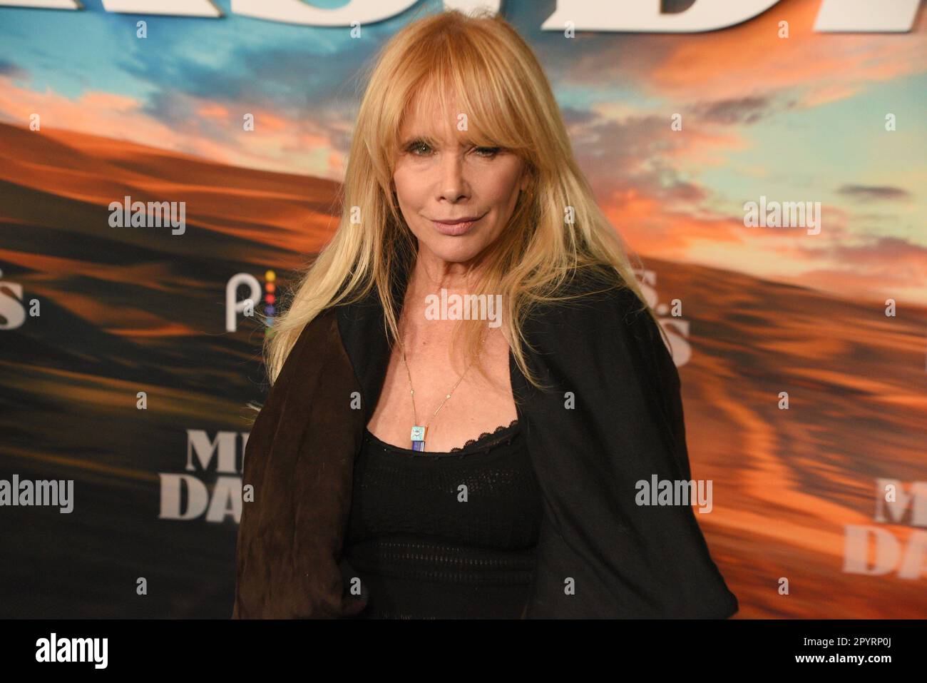 Rosanna Arquette assiste à la première de Mrs. Davis de Peacock. Banque D'Images