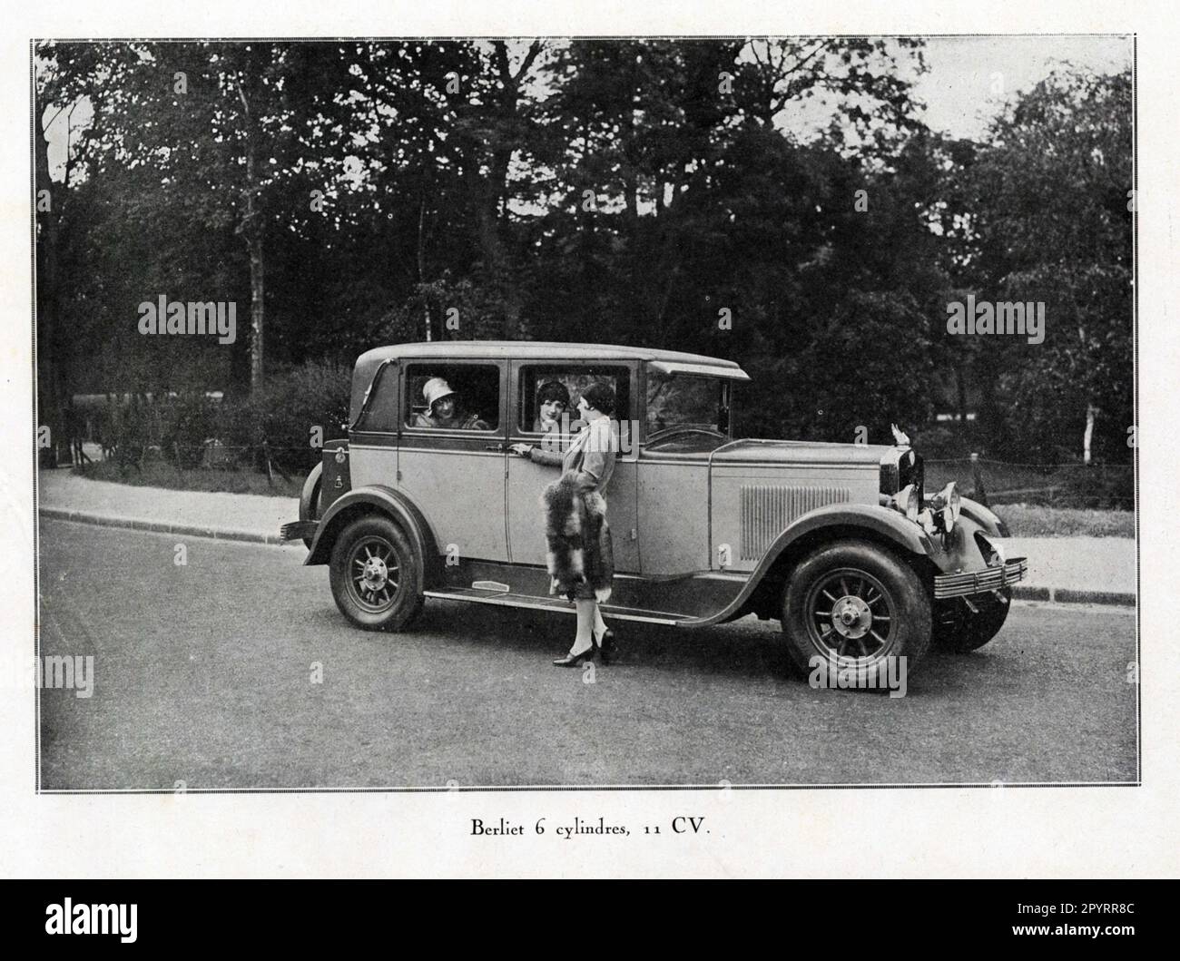 BERLIET 6 CYLINDRES , 11 CV. 1929 Banque D'Images
