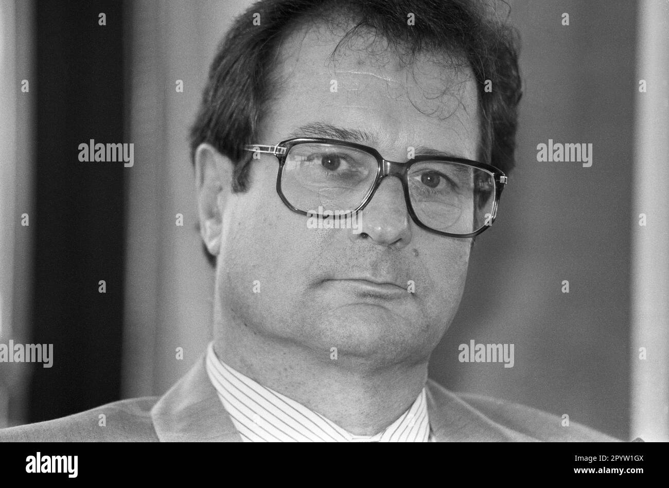 Allemagne, Bonn, 14.05.1992 Archives: 33-72-18 pour votre archive photo: Klaus Kinkel, Ministre fédéral des Affaires étrangères [traduction automatique] Banque D'Images