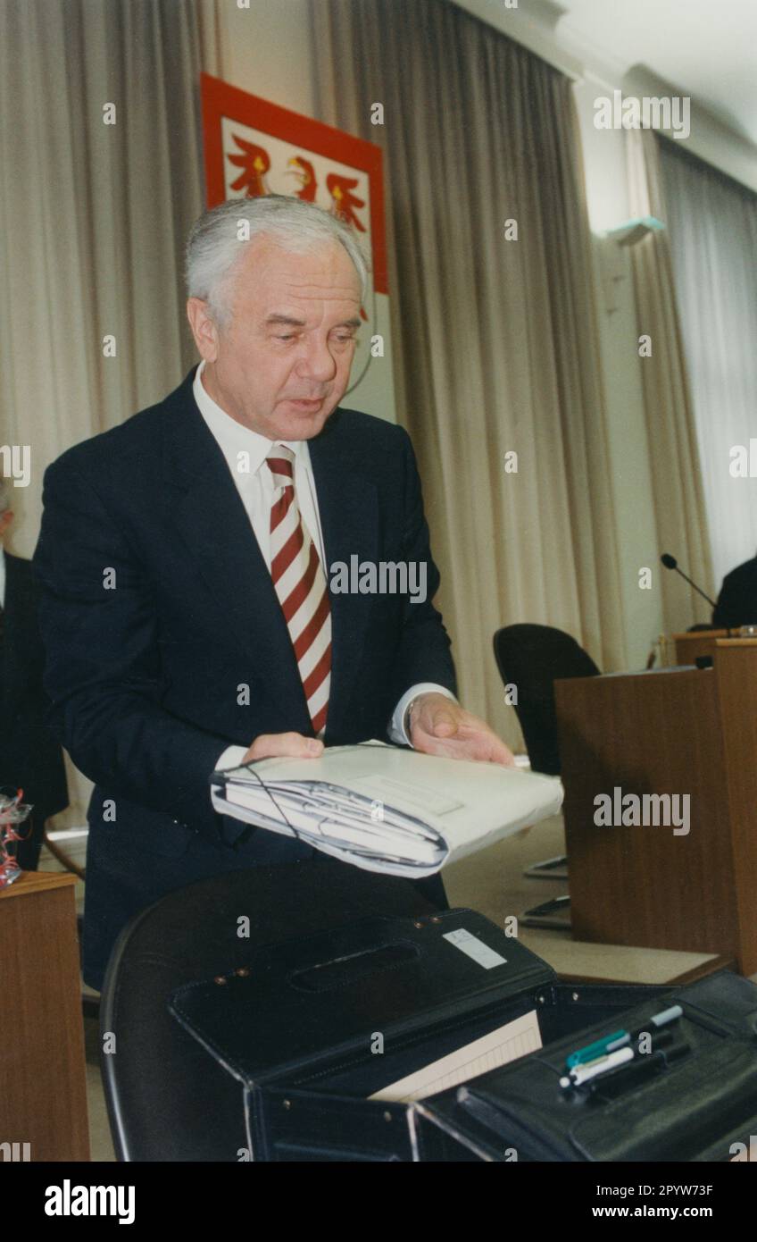 Manfred Stolpe, homme politique allemand, ministreprésident du
