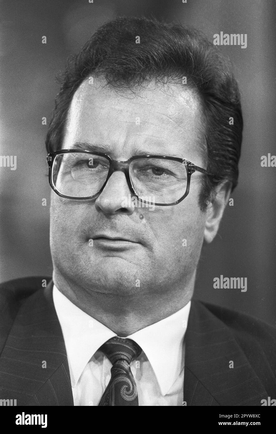 Allemagne, Bonn, 27.09.1991. Archive: 28-74-29 pour votre archive! Photo: Klaus Kinkel, Ministre fédéral des Affaires étrangères [traduction automatique] Banque D'Images