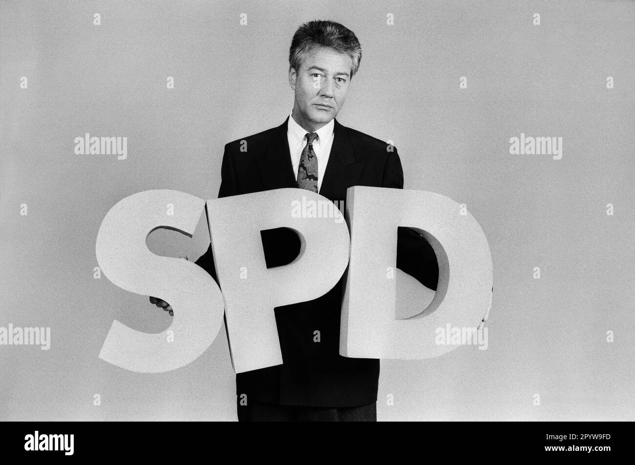 Allemagne, Bonn, 17.05.1991. Archive: 27-59-25 pour votre archive! Photo: Bjoern Engholm, président fédéral désigné du SPD [traduction automatique] Banque D'Images